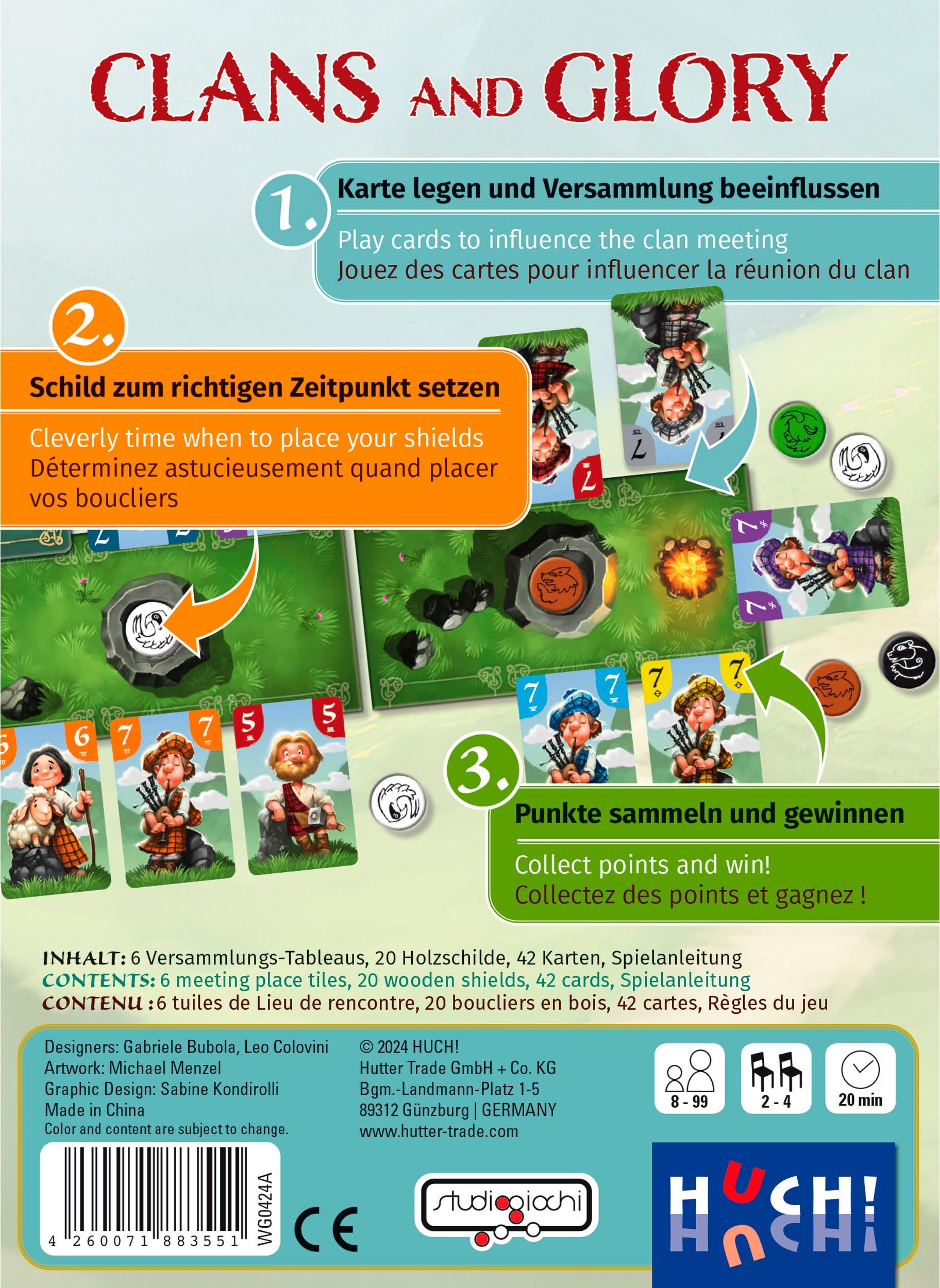 HUCH! Spiel »Clans and Glory«