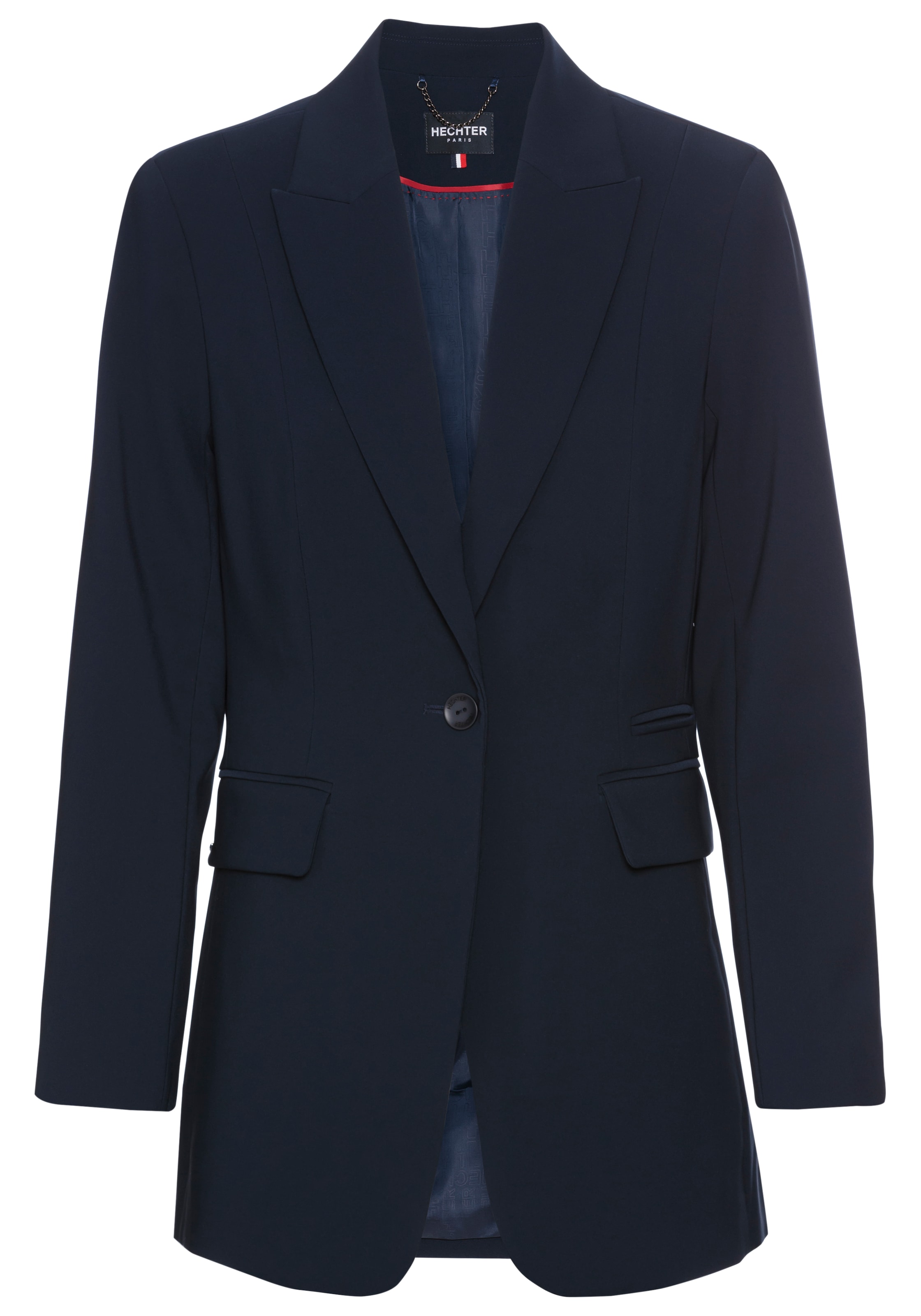 HECHTER PARIS Longblazer, ohne Kragen