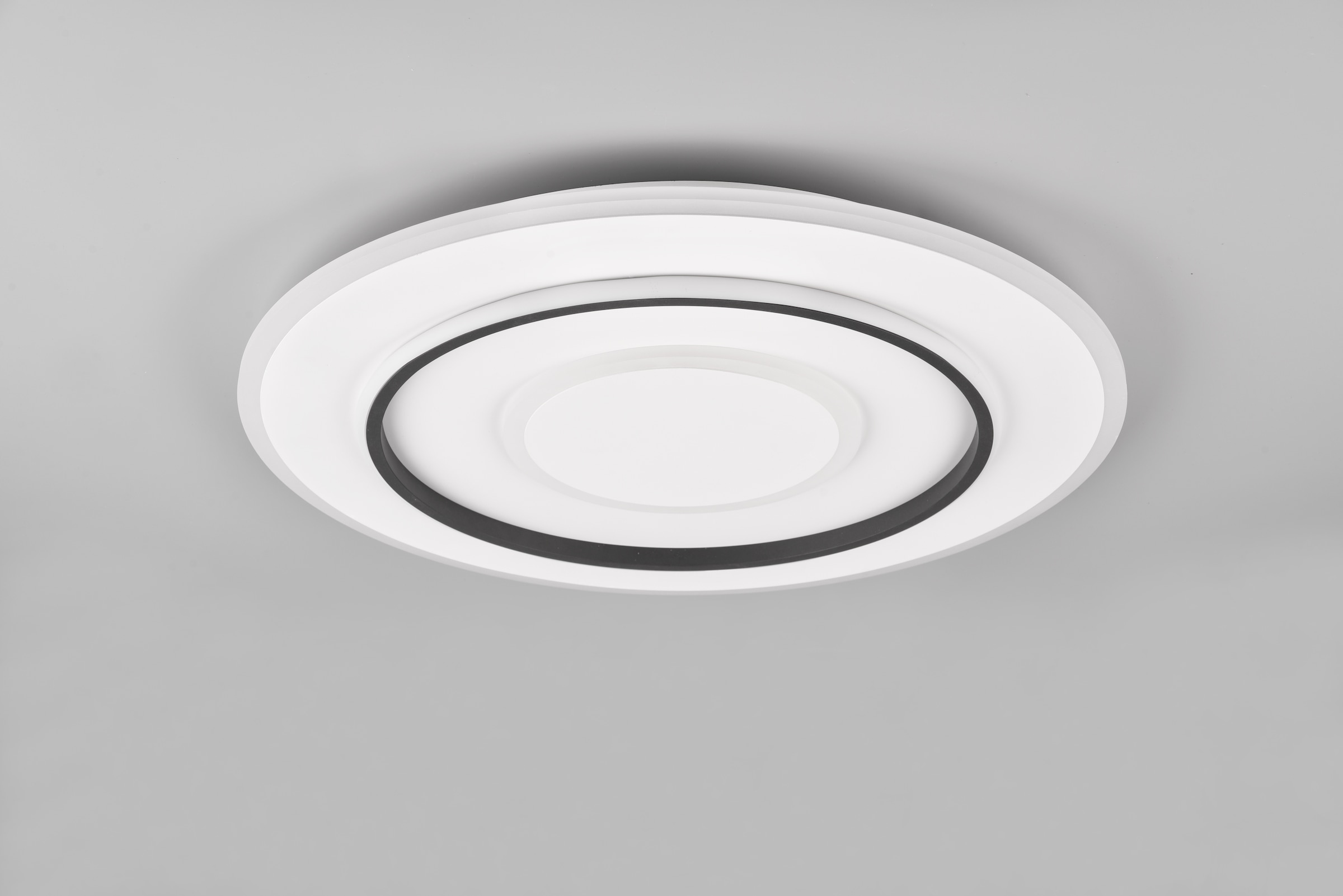 REALITY Leuchten LED Deckenleuchte »JORA, Deckenlampe Schlafzimmer mit Sleep Timer, Nachtlicht, dimmbar,«, 1 flammig, Leuchtmittel LED-Board | LED fest integriert, Lichtfarbe einstellbar CCT, Memoryfunktion, inkl Fernbedienung