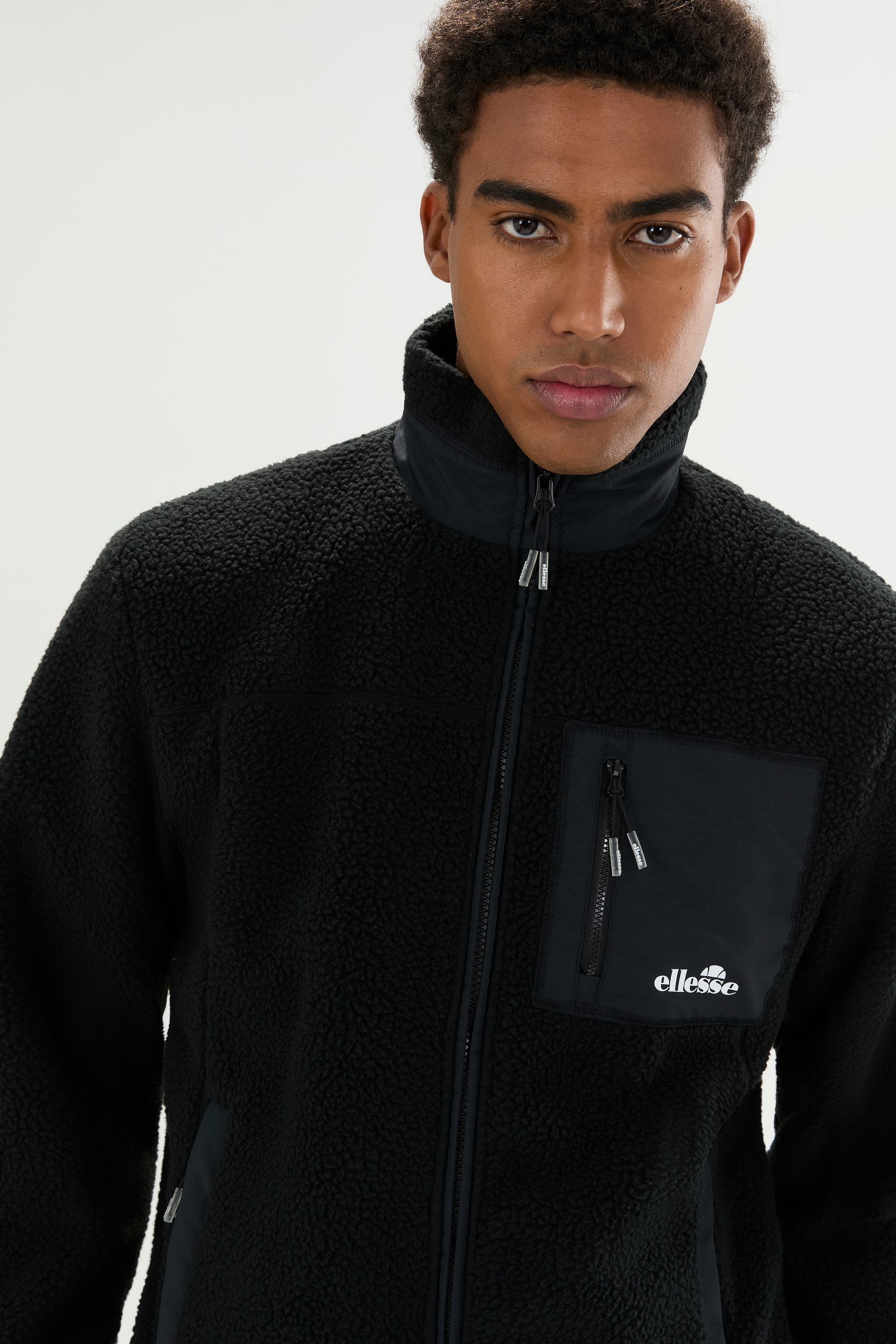 Ellesse Fleecejacke »ZERANO 2 FZ JACKET« mit Reißverschluss, normale Länge, aus Polyester