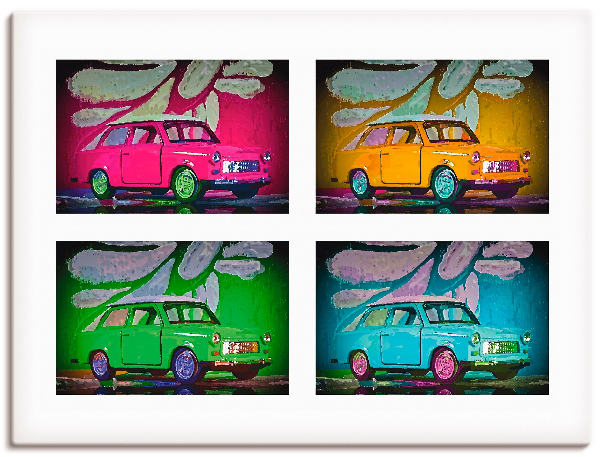 Artland Leinwandbild »Spitzname Trabbi« Auto 1 Stk. tlg. auf Keilrahmen ges günstig online kaufen