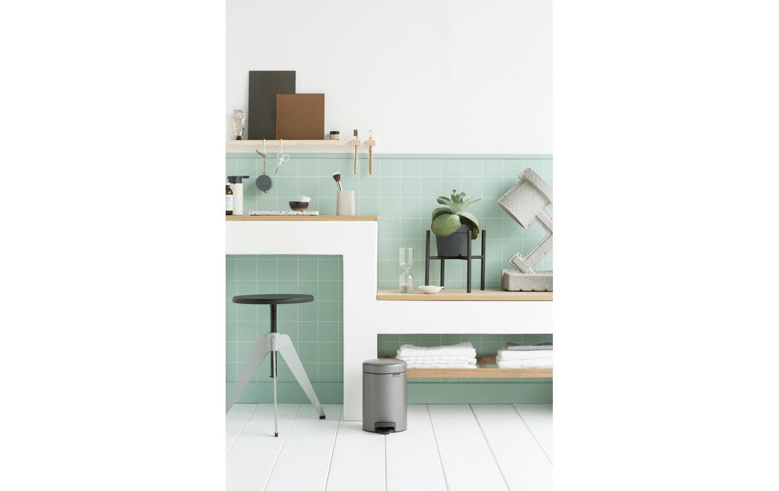 Brabantia Kosmetikeimer »NewIcon 3 l, Platin« 1 Behälter