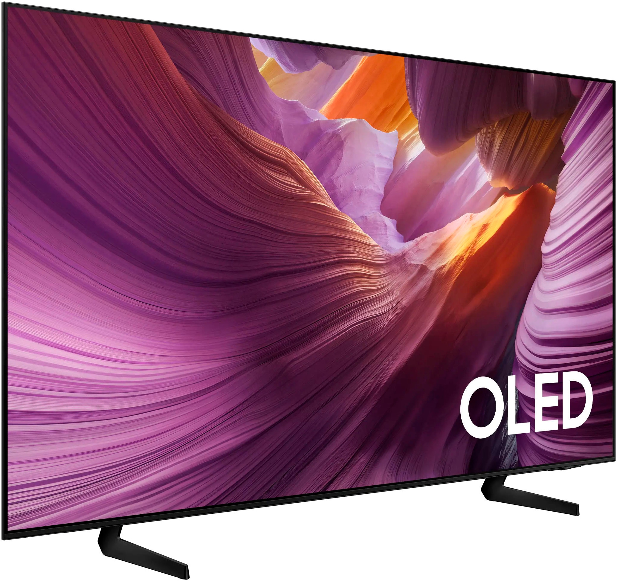 Samsung OLED-Fernseher »GQ55S85FAU«, 4K Ultra HD, Smart-TV, HDR, Dolby Atmos & AI Sound, Pantone Farben, Gaming Hub, bis zu 120Hz