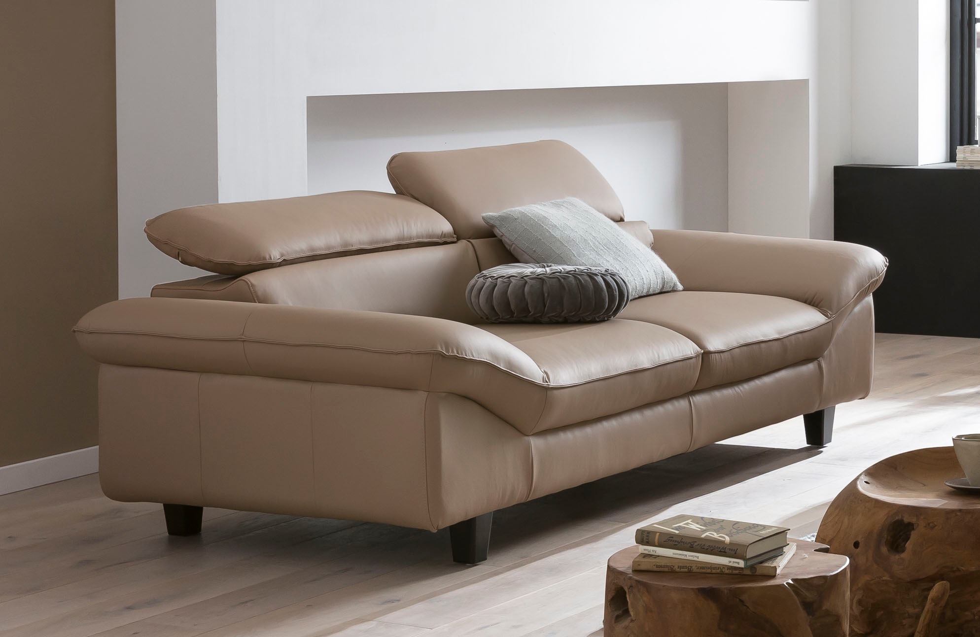 Home affaire 2-Sitzer »Pilot«, Big-Sofa mit Kopfteilverstellung