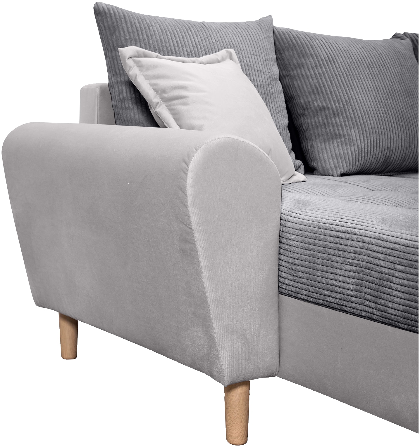 COLLECTION AB Wohnlandschaft »Raisa U-Form«, mit Federkern, Kissen und Steppung im Sitzbereich