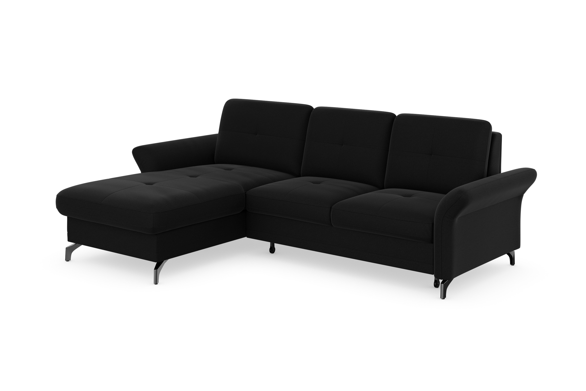 Places of Style Ecksofa »Calando L-Form«, wahlweise mit Bettfunktion, Bettkasten und Armteilfunktion