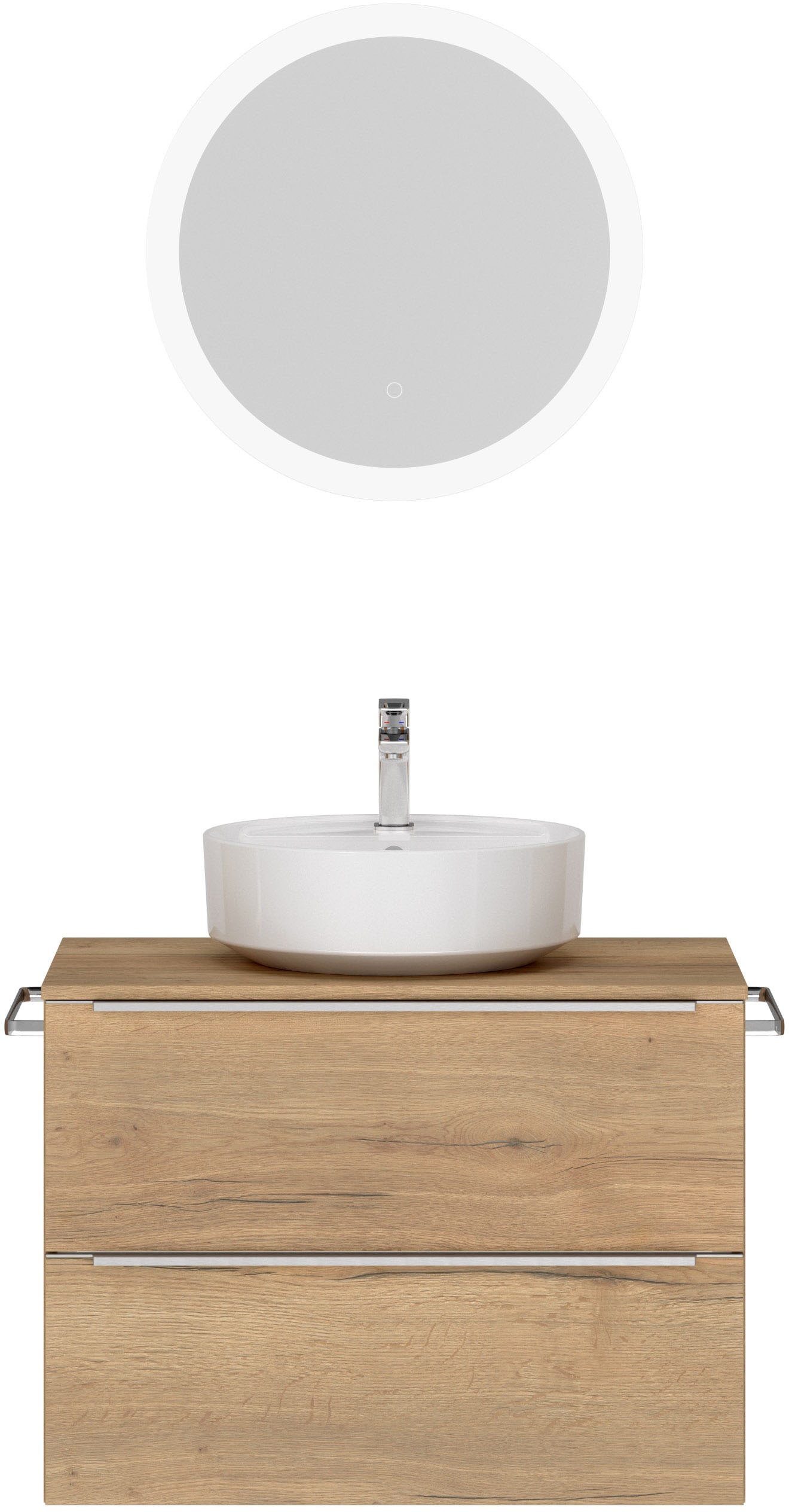 nobilia® Badmöbel-Set »Alvene« vormontiert, mit Soft-Close, 2 Stk. tlg. günstig online kaufen