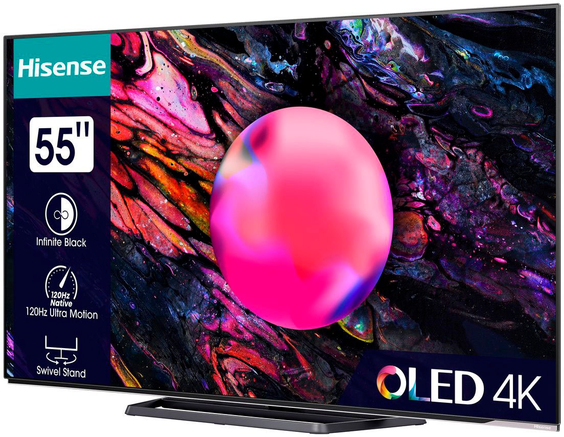 4. Bild von Hisense OLED-Fernseher, 139 cm/55 Zoll, 4K Ultra HD, Smart-TV