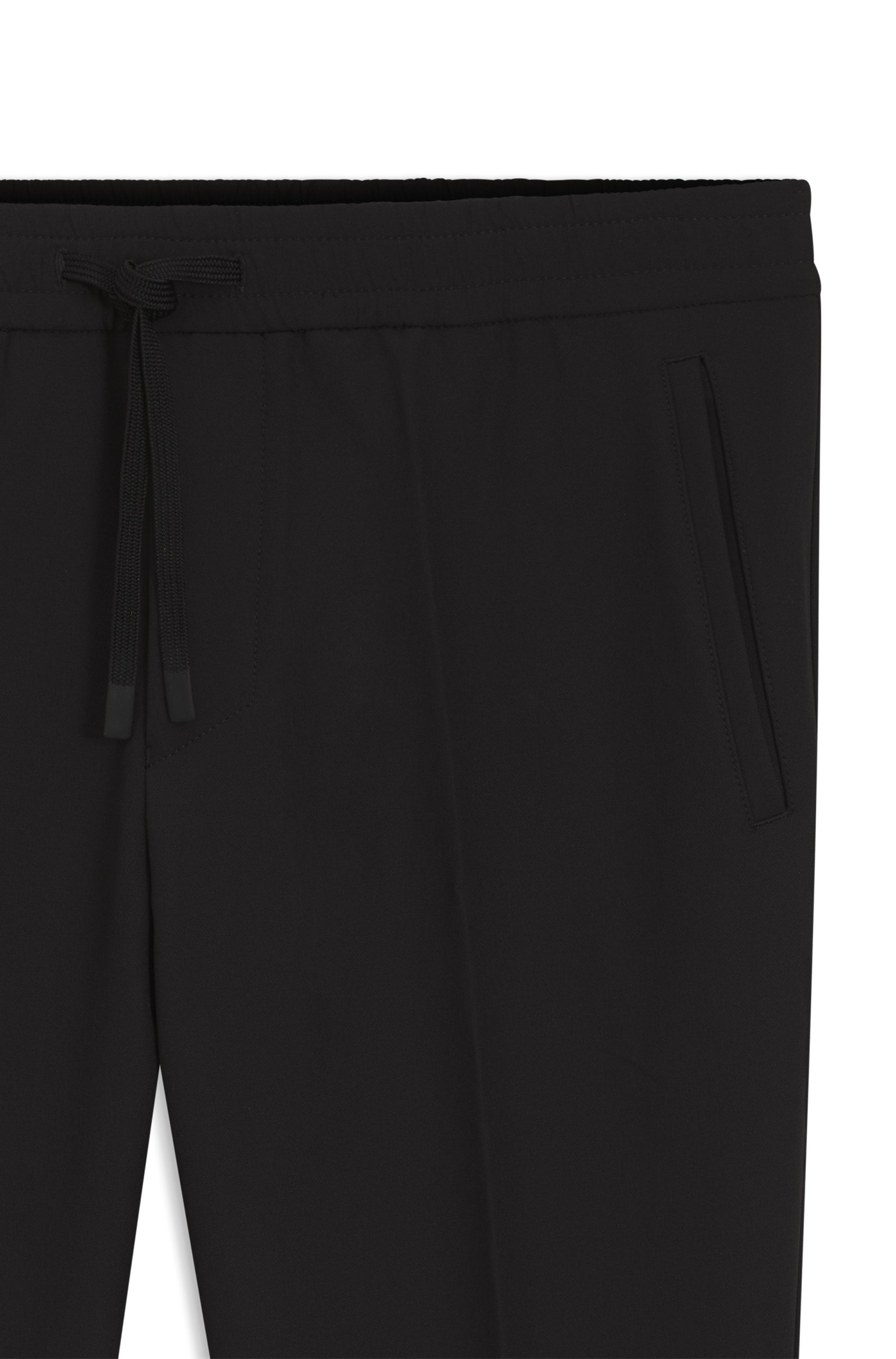 BOSS GREEN Webhose »T Convert«, Elastischer Taillenbund und Kordelzug, Gürtelschlaufen Anzughose