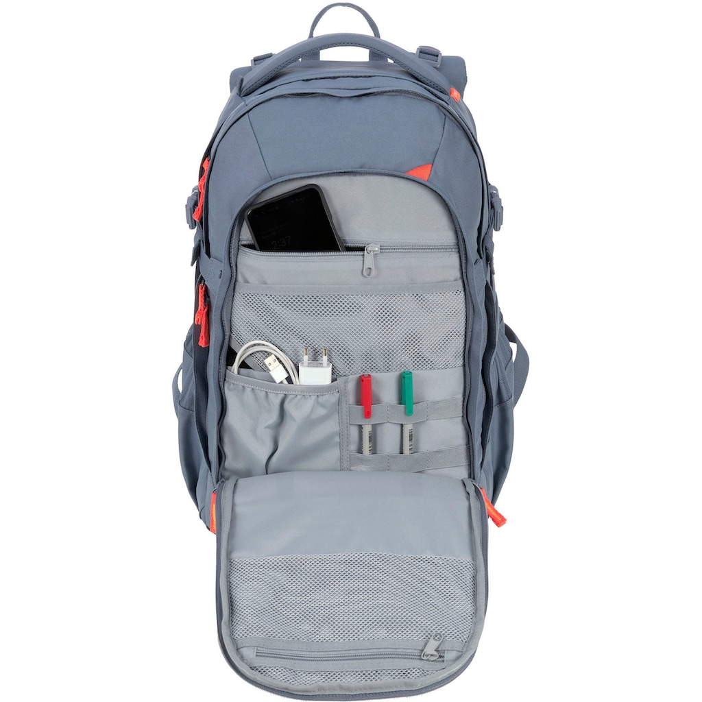 LÄSSIG Schulrucksack »Origin Bold, blue«, Reflektoren