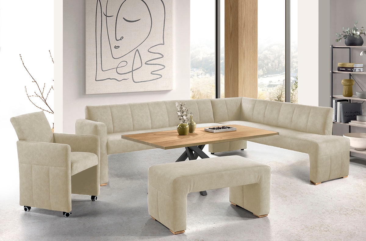 exxpo - sofa fashion Essbank, elegant und modern mit hohem Sitzkomfort