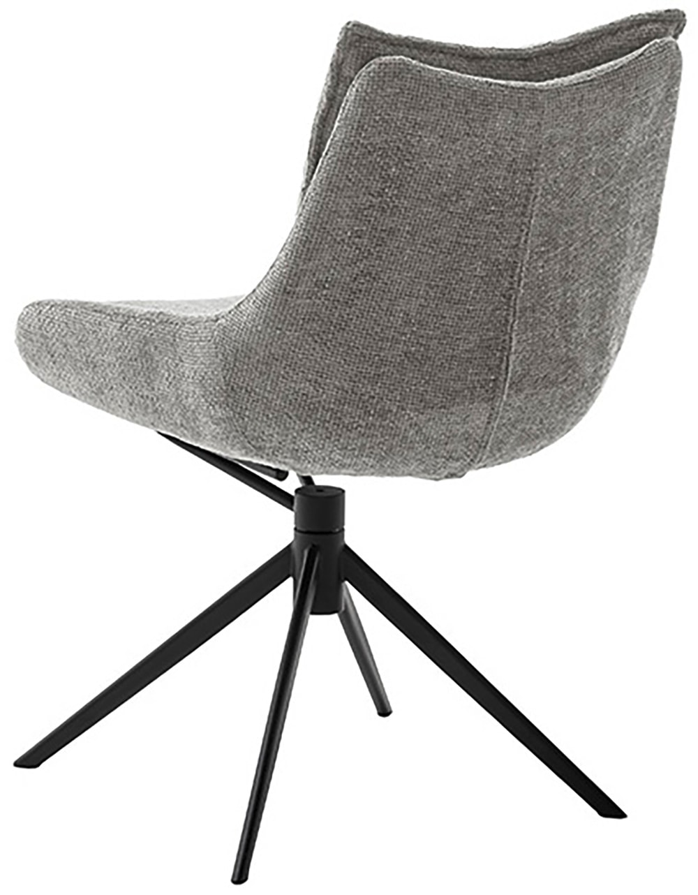 MCA furniture Esszimmerstuhl, Strukturstoff, (2er-Set), drehbar 360°, Dreh- & Schwingfunktion, Belastbarkeit 120 kg