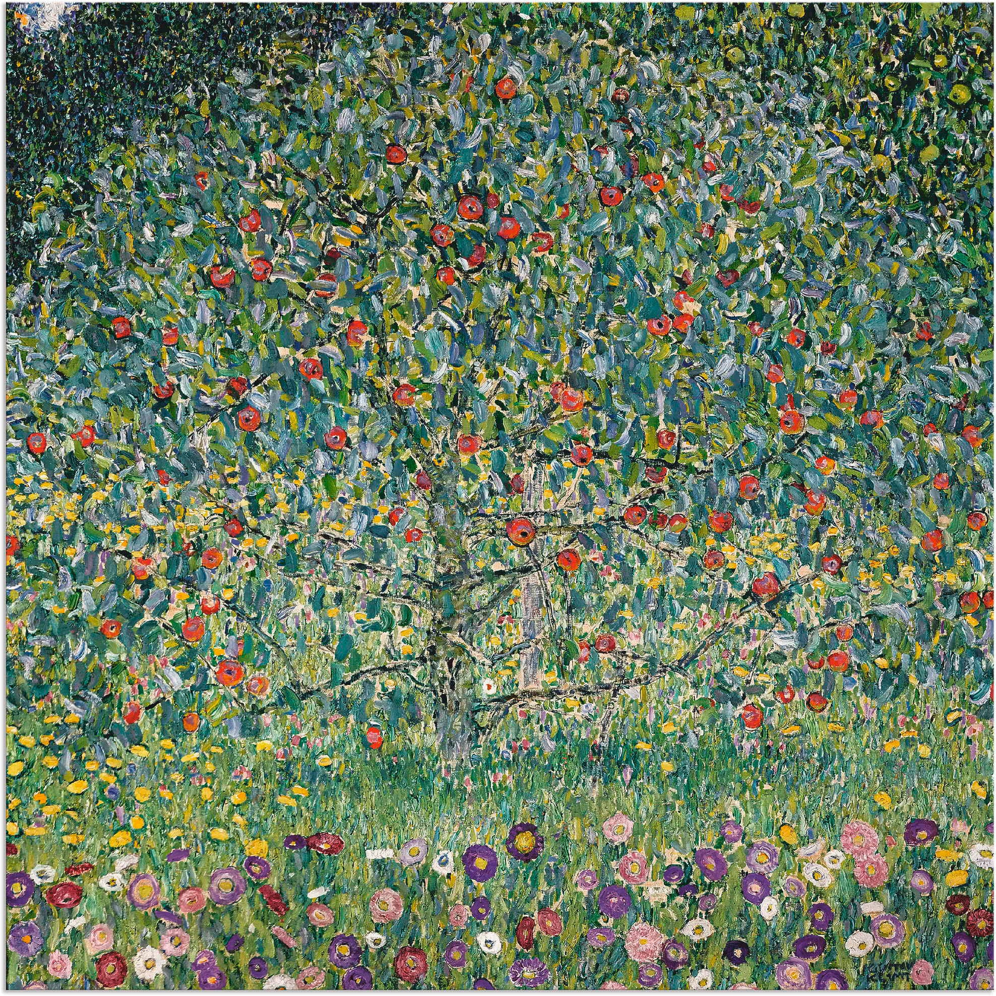 Artland Wandbild "Apfelbaum I. 1912", Bäume, (1 St.), als Alubild, Outdoorb günstig online kaufen