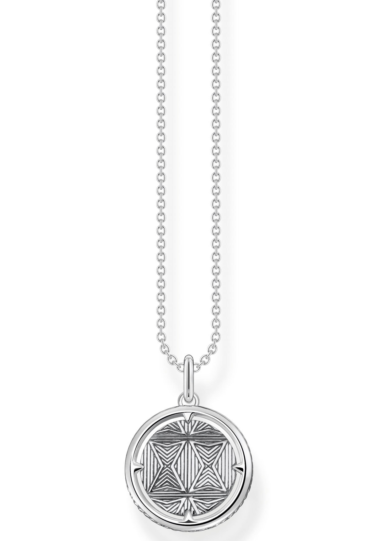 THOMAS SABO Kette mit Anhänger »Tree of Love, KE2137-643-21-L45V«, mit Zirkonia (synth.)