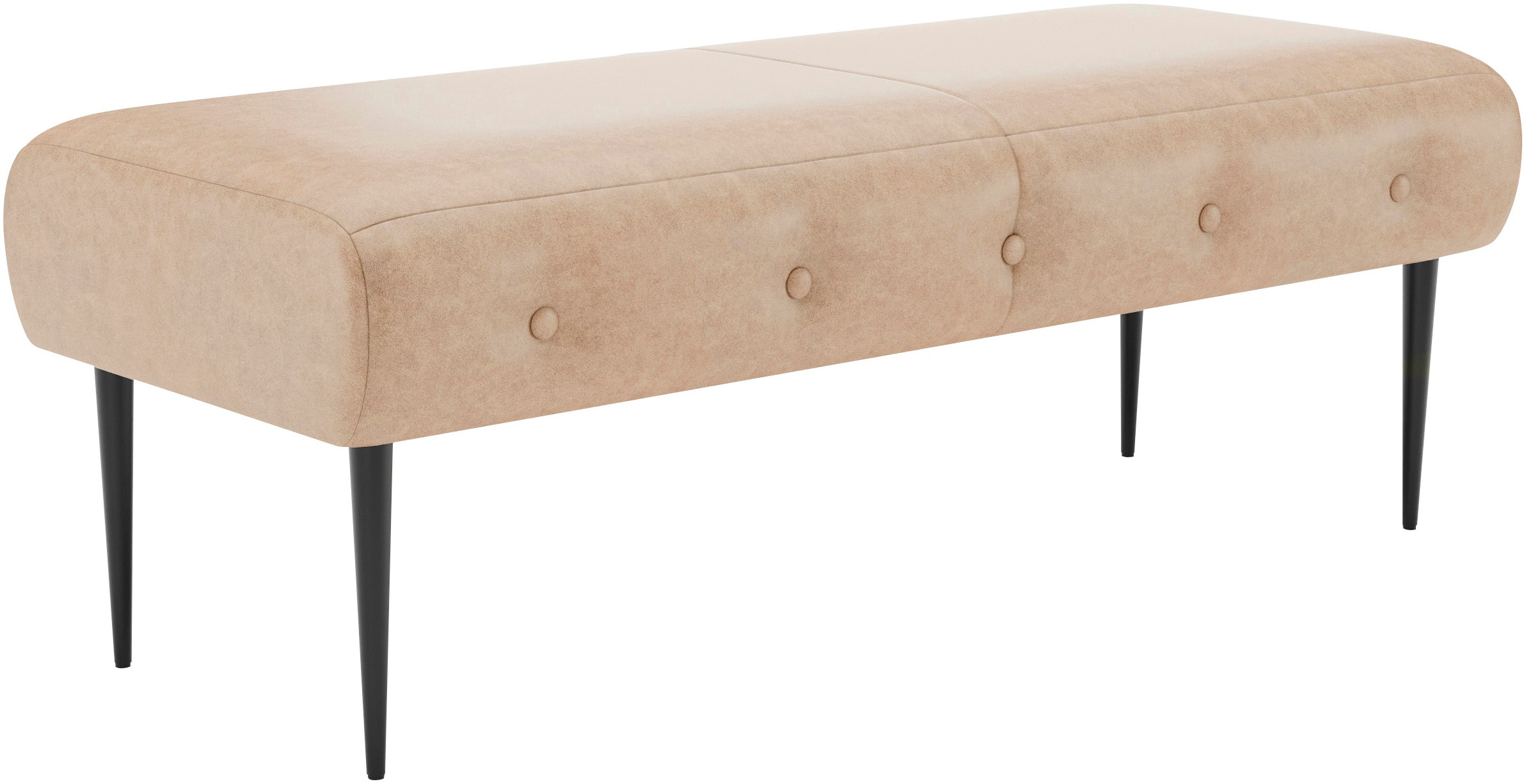 PLACES OF STYLE 2-Sitzer »Amber« mit Knopfheftung,in verschieden Stoffarten