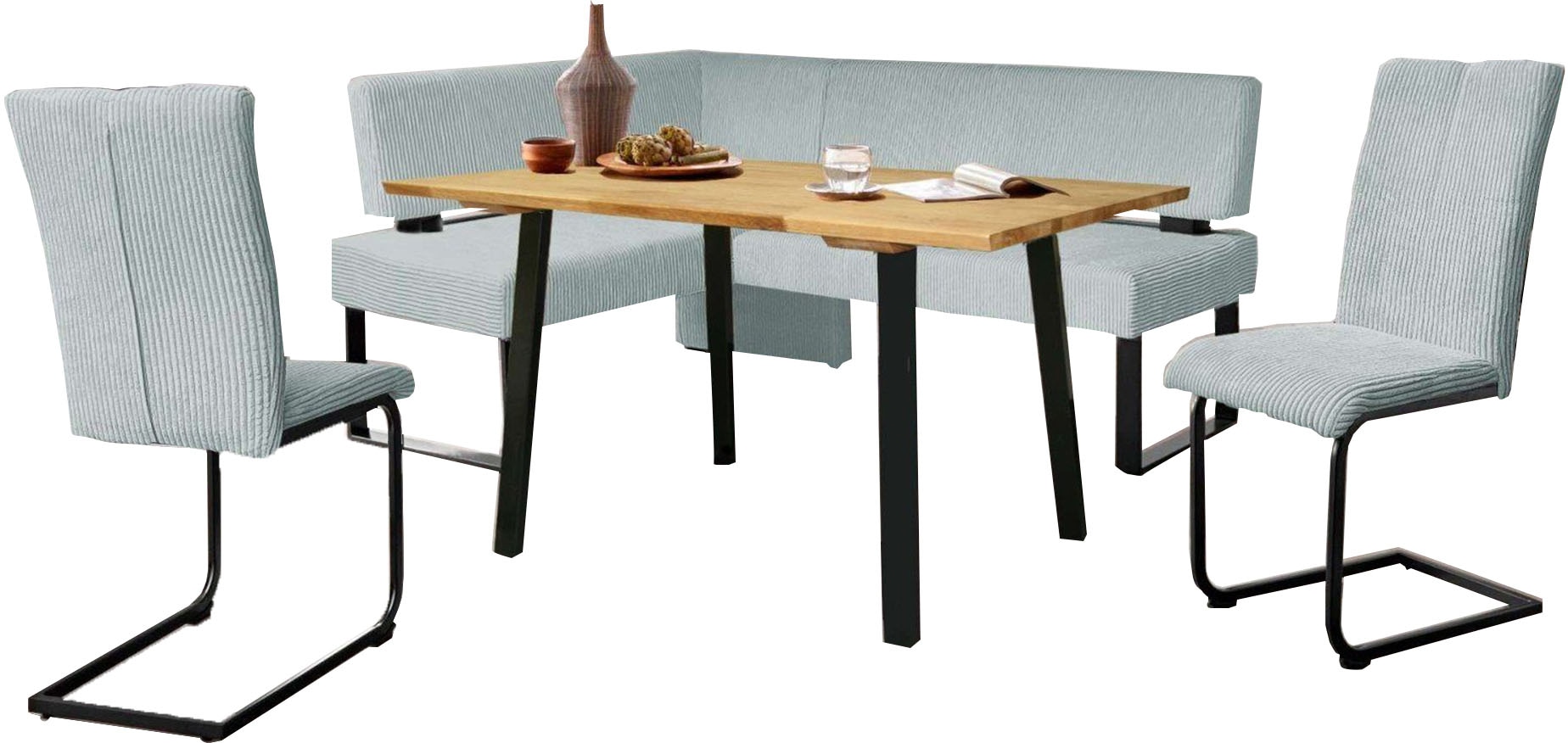 Home affaire Eckbankgruppe »Oliver« Set, 4-tlg, 4 Stk. tlg. Eckbank mit Wel günstig online kaufen
