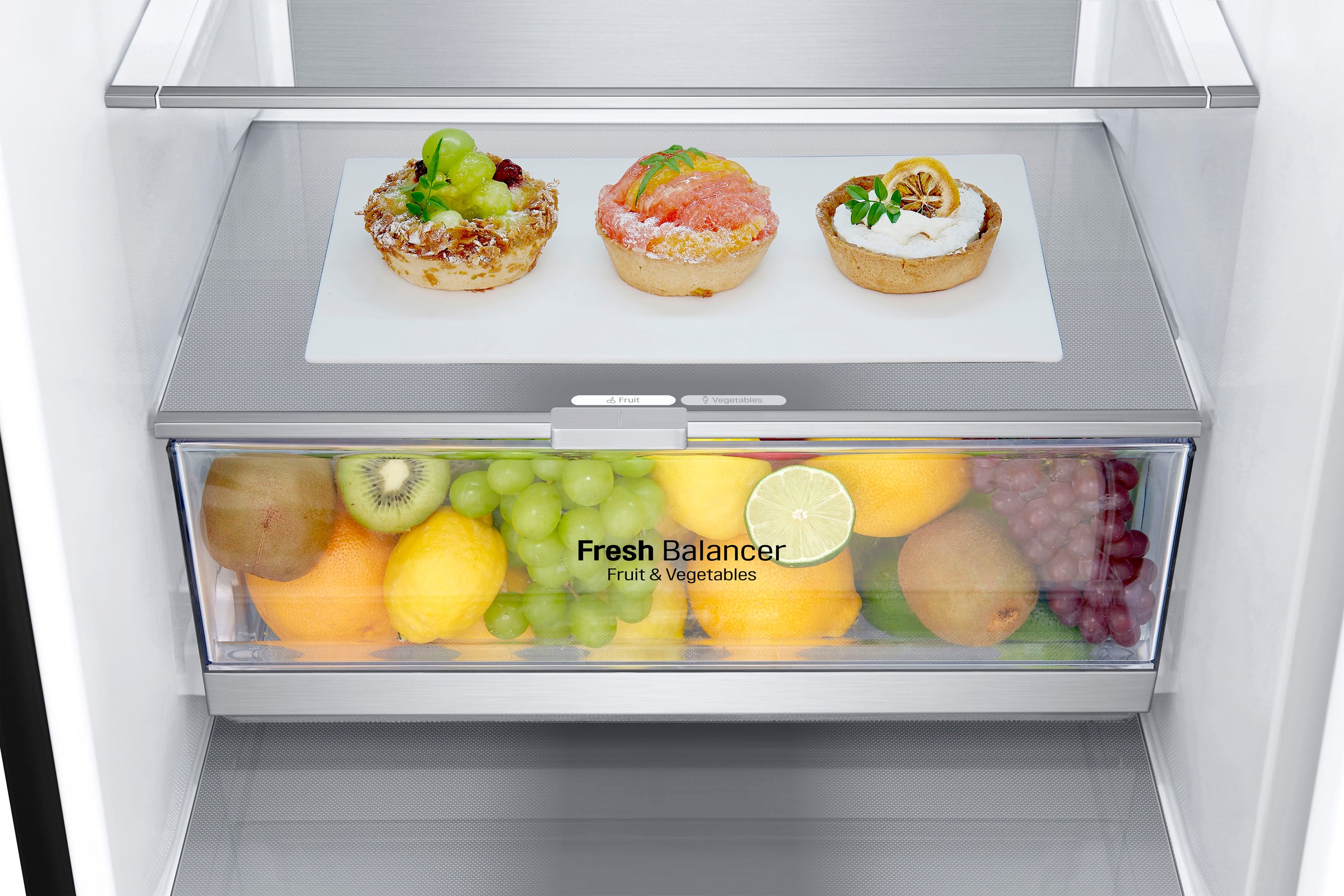 LG Kühl-/Gefrierkombination »GBB92MCB1P«, nur 99kWh Jahresverbrauch