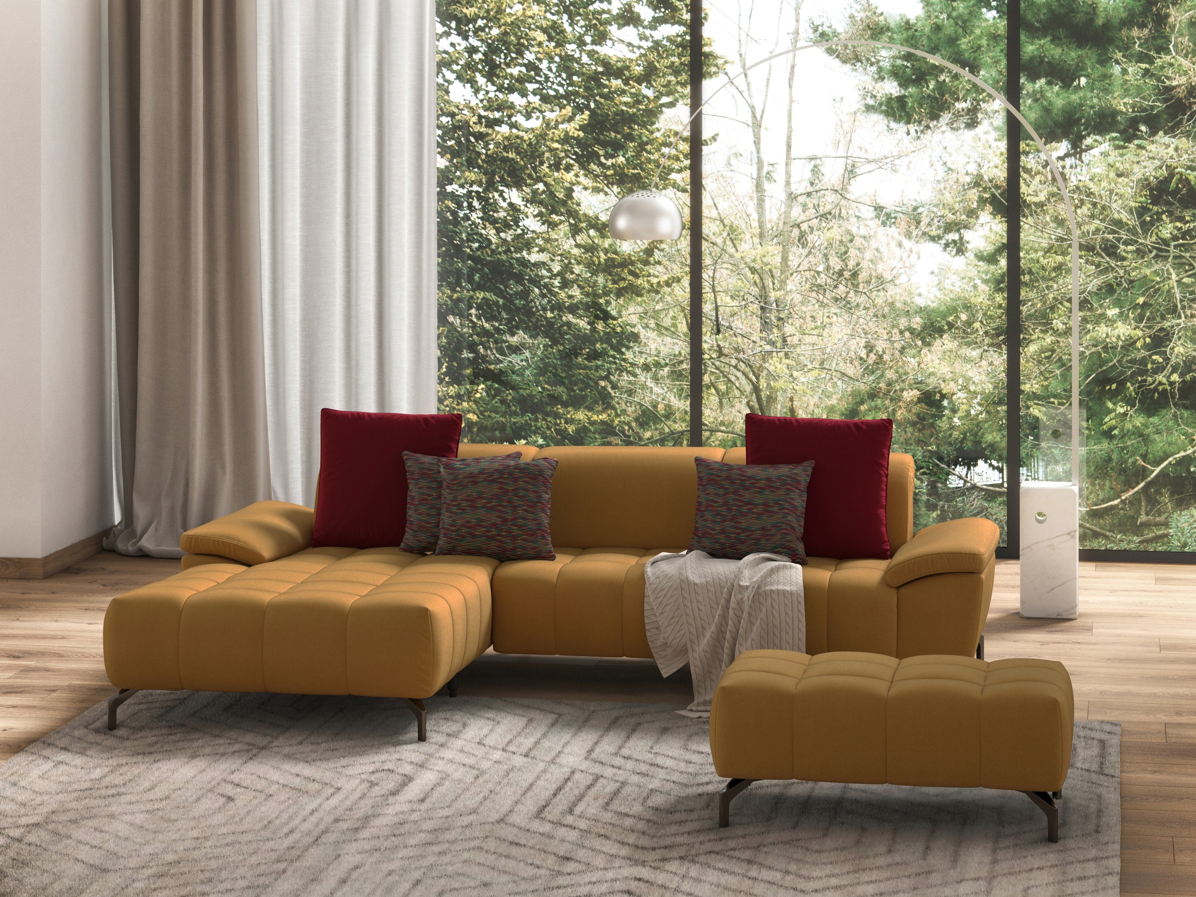 sit&more Hocker »Cool«, mit schwarzen Füßen