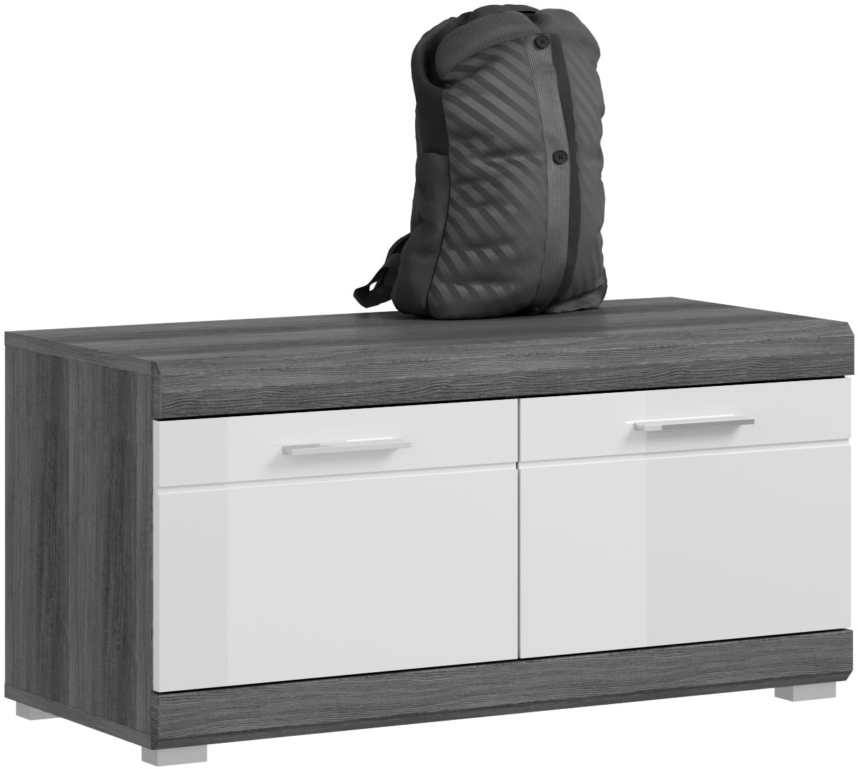 INOSIGN Sitzbank »Siena, Breite 90 cm, 2 Türen, 2 Einlegeböden, 4 Fächer«, günstig online kaufen