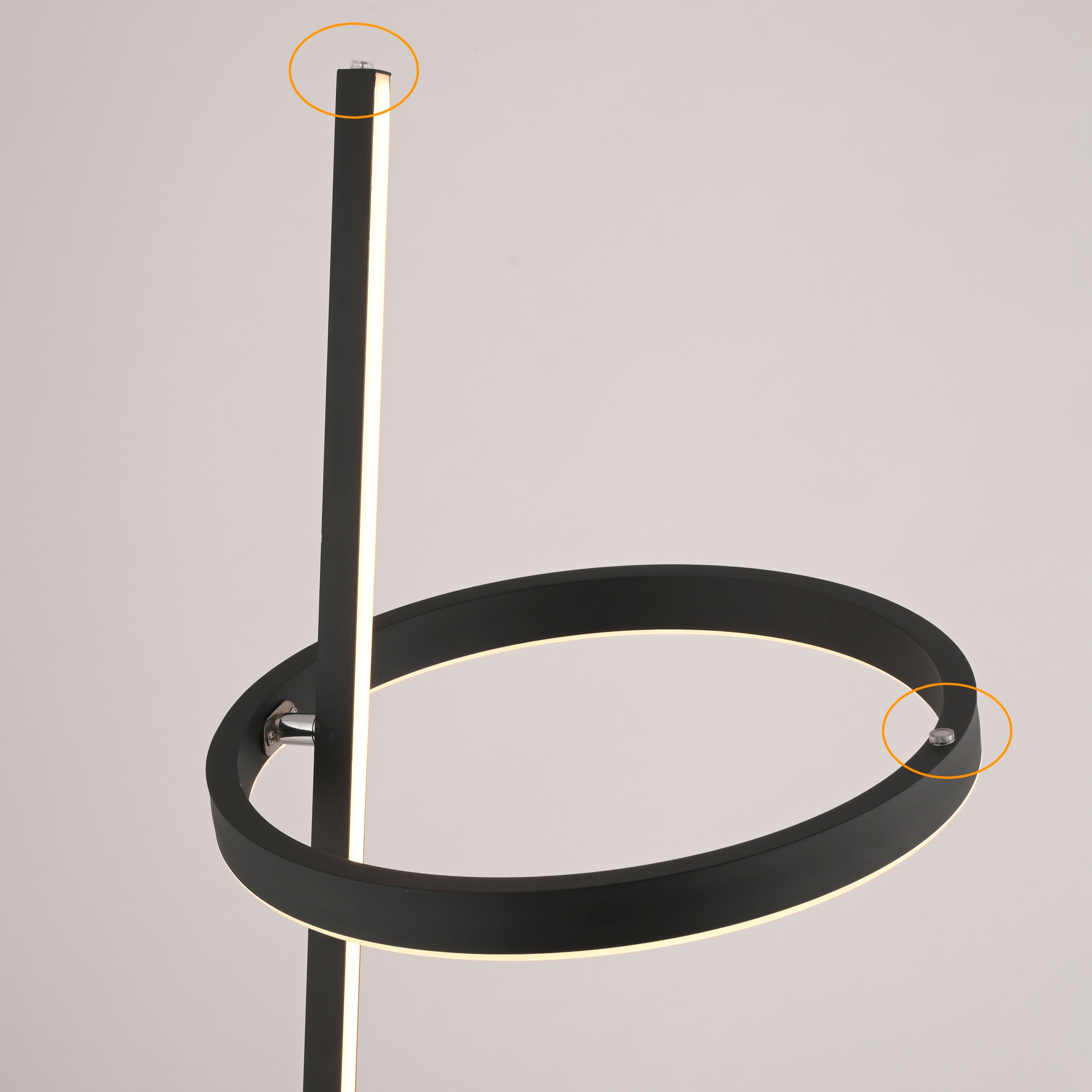 JUST LIGHT LED Stehlampe »RITUS« LED-Board 1 Stk. Warmweiß Touchdimmer, getrennt schaltbar, Memoryfunktion