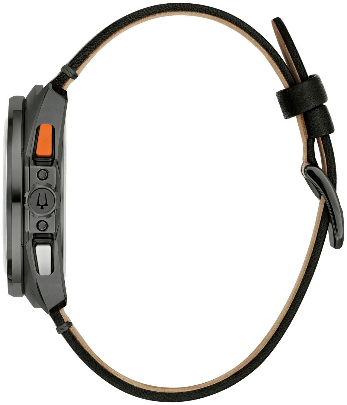 Bulova Chronograph »Racer« Armbanduhr, Quarzuhr, Herrenuhr, Saphirglas, Lederarmband