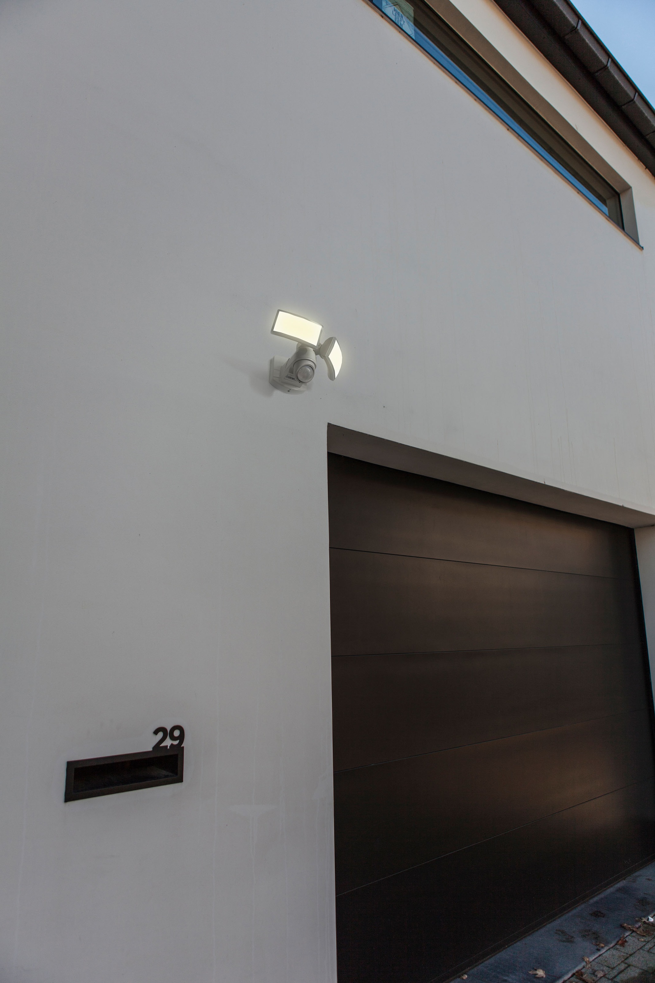 LUTEC LED Außen-Wandleuchte »ARC«, Leuchtmittel LED-Modul | LED fest integriert, Einstellbare Leuchtenköpfe
