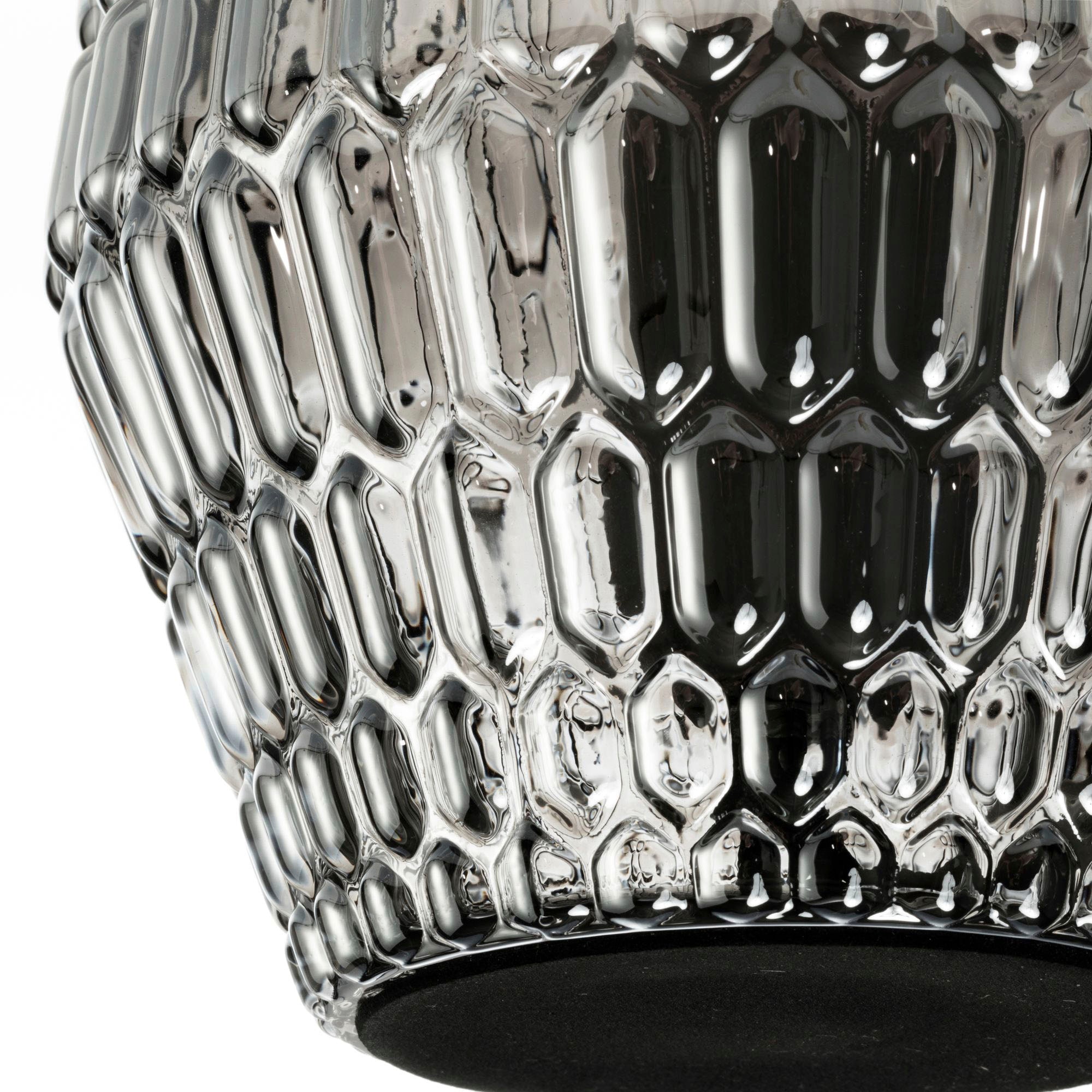 Pauleen Tischleuchte »Crystal Sparkle«, Glas Grau, flammig-flammig, kaufen auf 1 E14, Raten