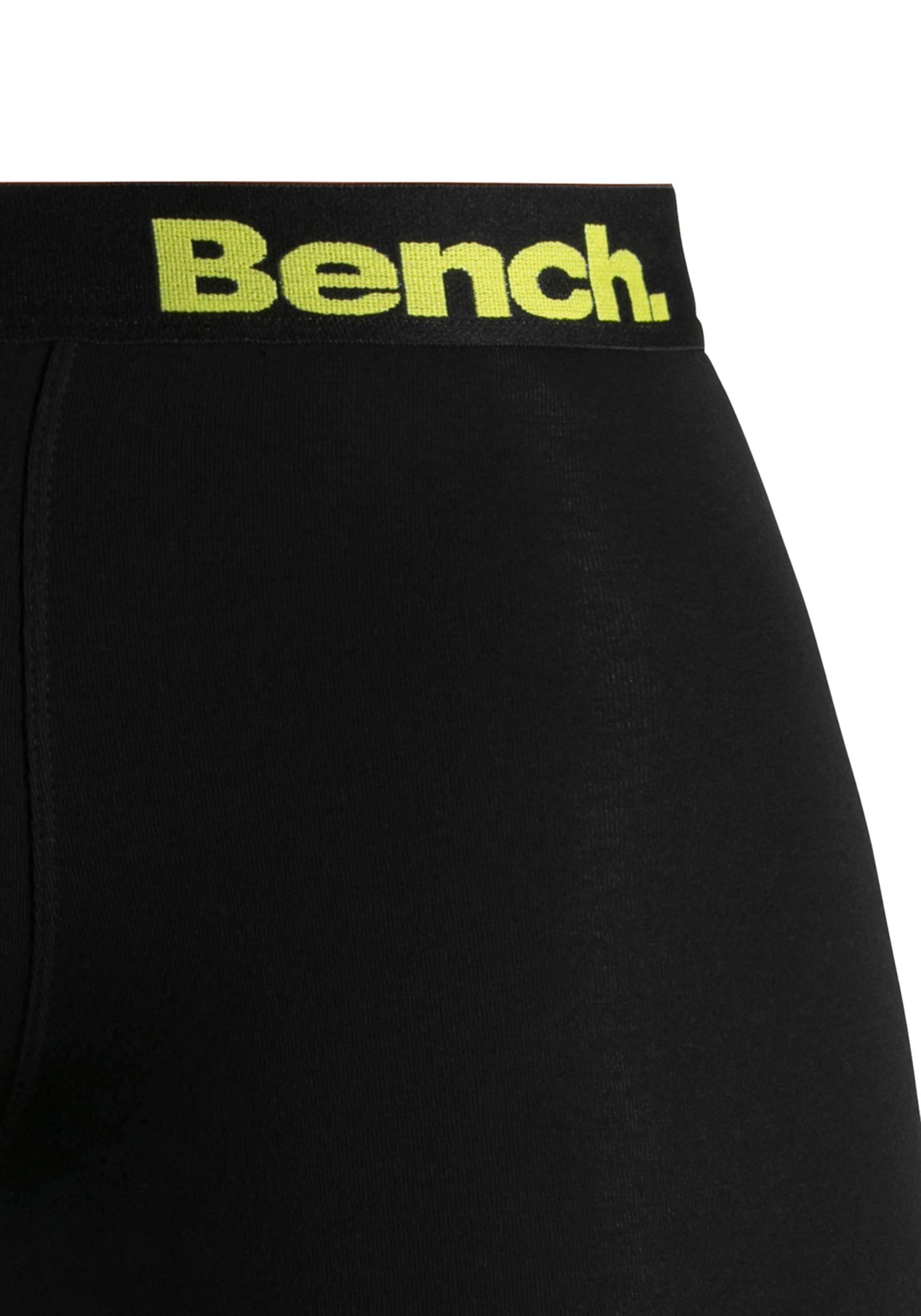 Bench. Langer Boxer »Boxershorts für Herren«, (Packung, 4 St.), Unterhosen mit Logoschriftzug im Bund