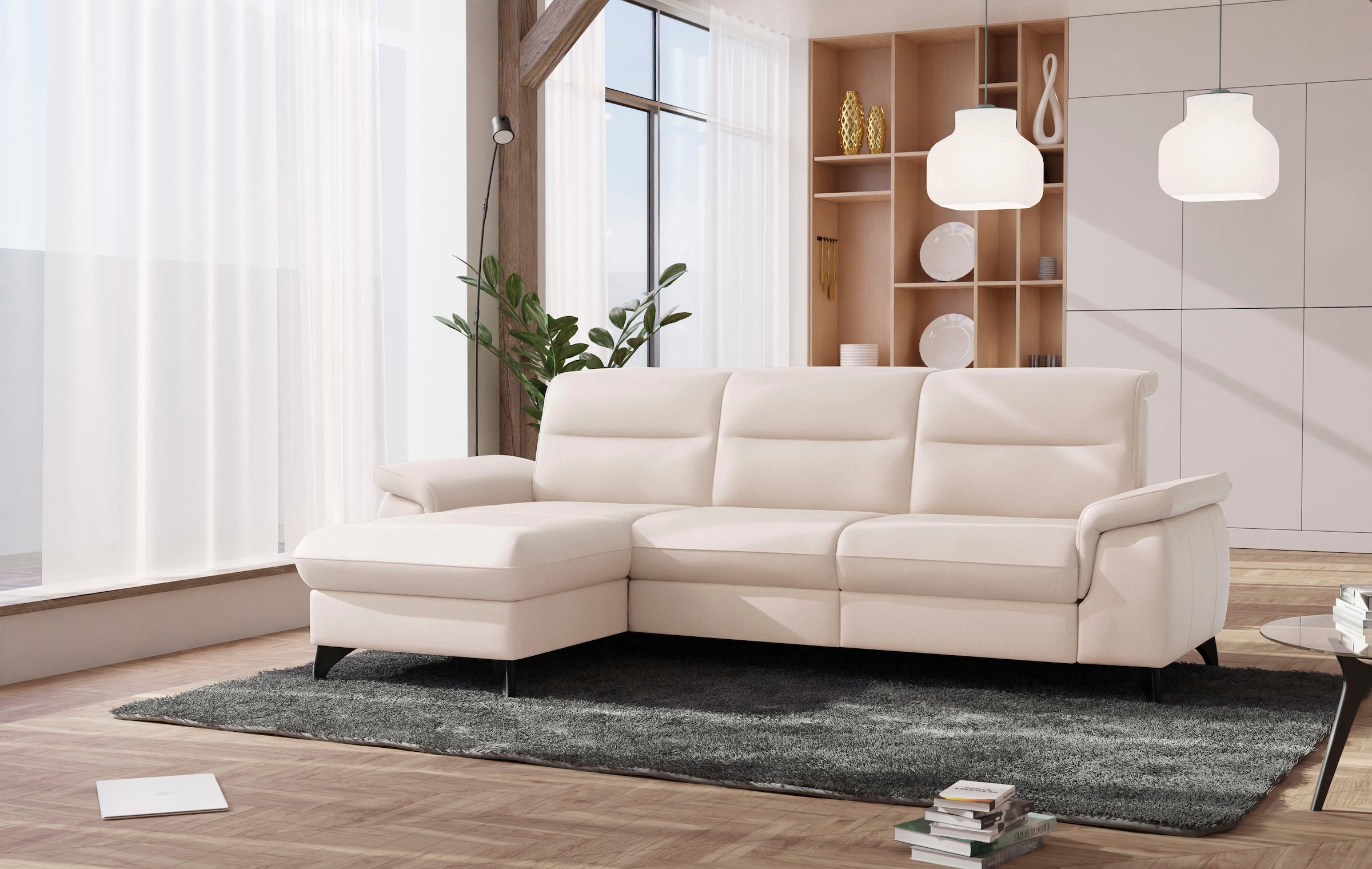 sit&more Ecksofa Astoria L-Form, wahlweise mit motorischer Relaxfunktion günstig online kaufen