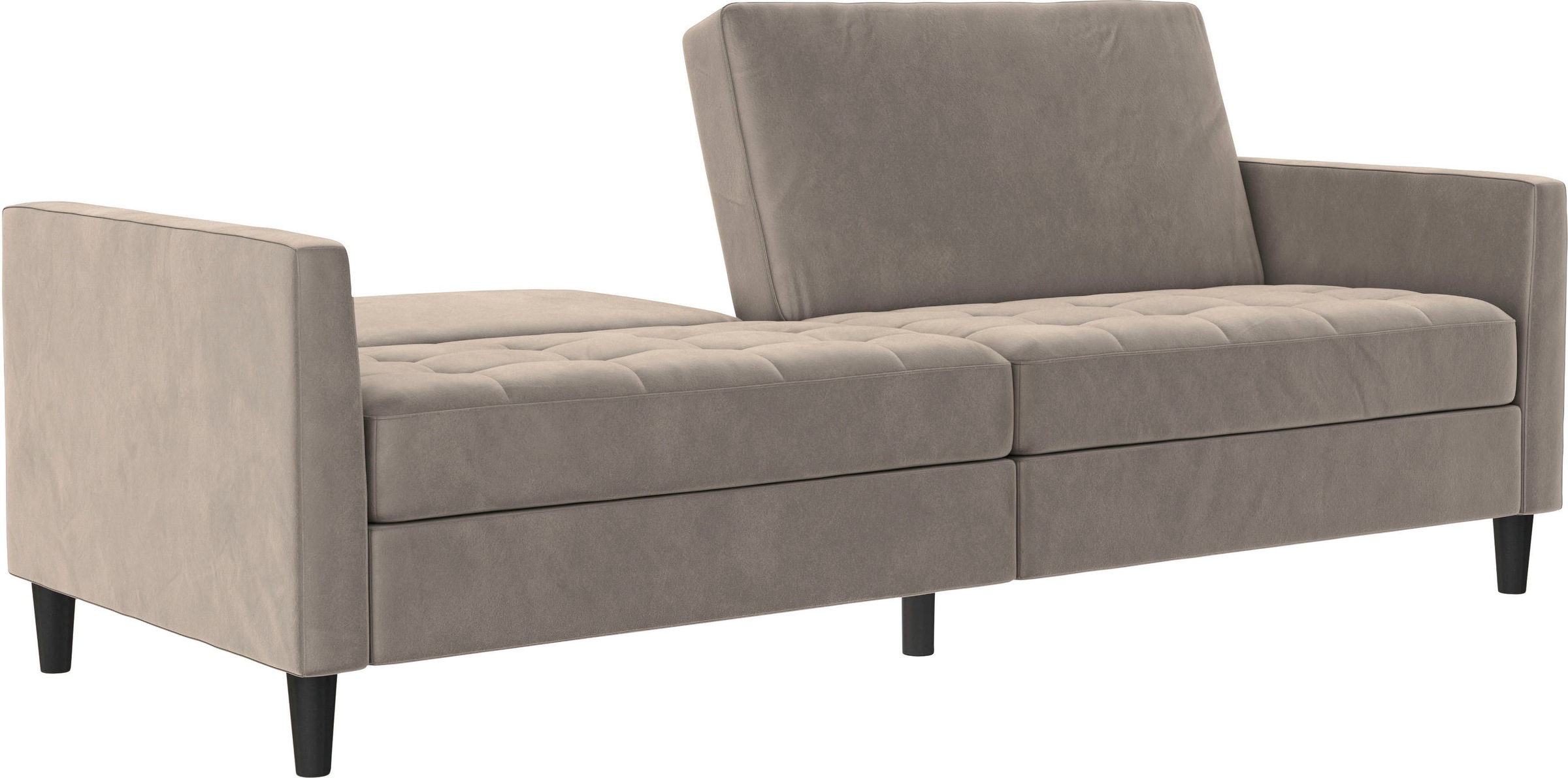 Dorel Home 3-Sitzer »Presley«, Sofa mit Bett-Funktion und verstellbarer Rückenlehne