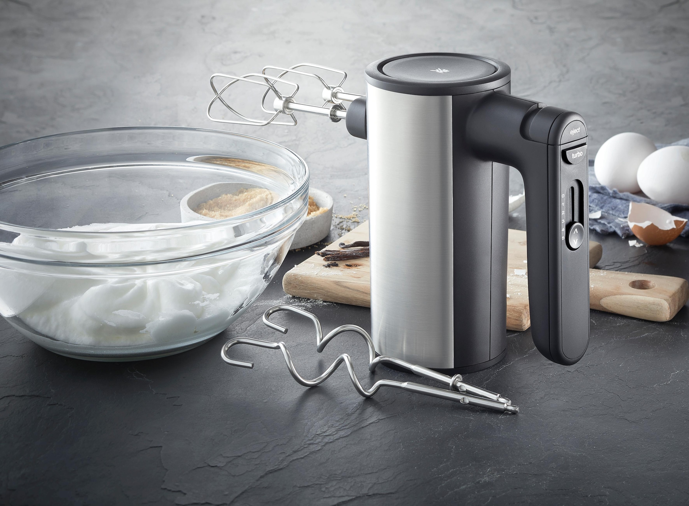 WMF Handmixer »KULT X Edition«, 400 W, Turbo-Funktion, 5 Geschwindigkeitsstufen, inkl. Rührbesen + Knethaken