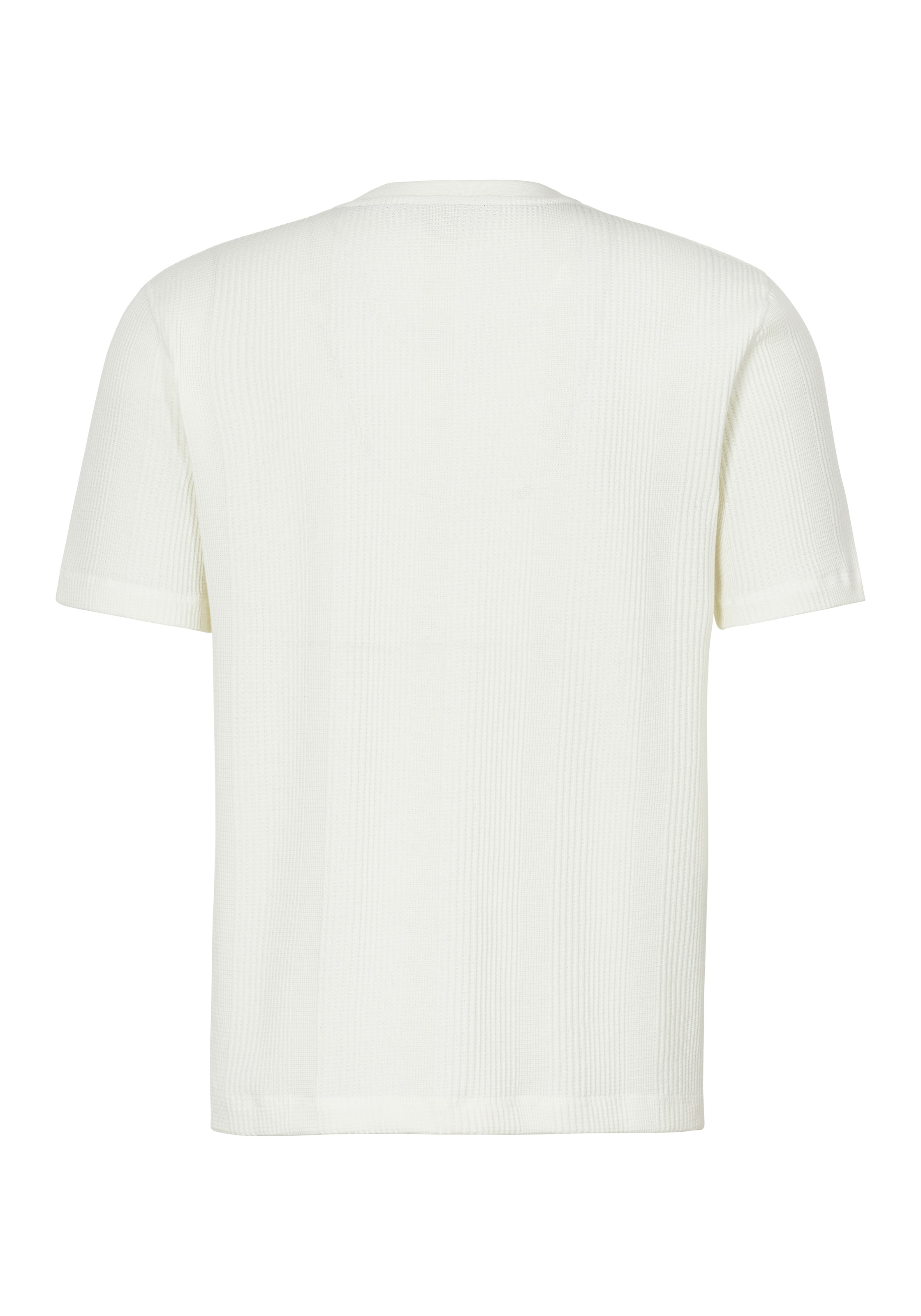 BOSS T-Shirt »Structure T-S«, mit Metall-Label