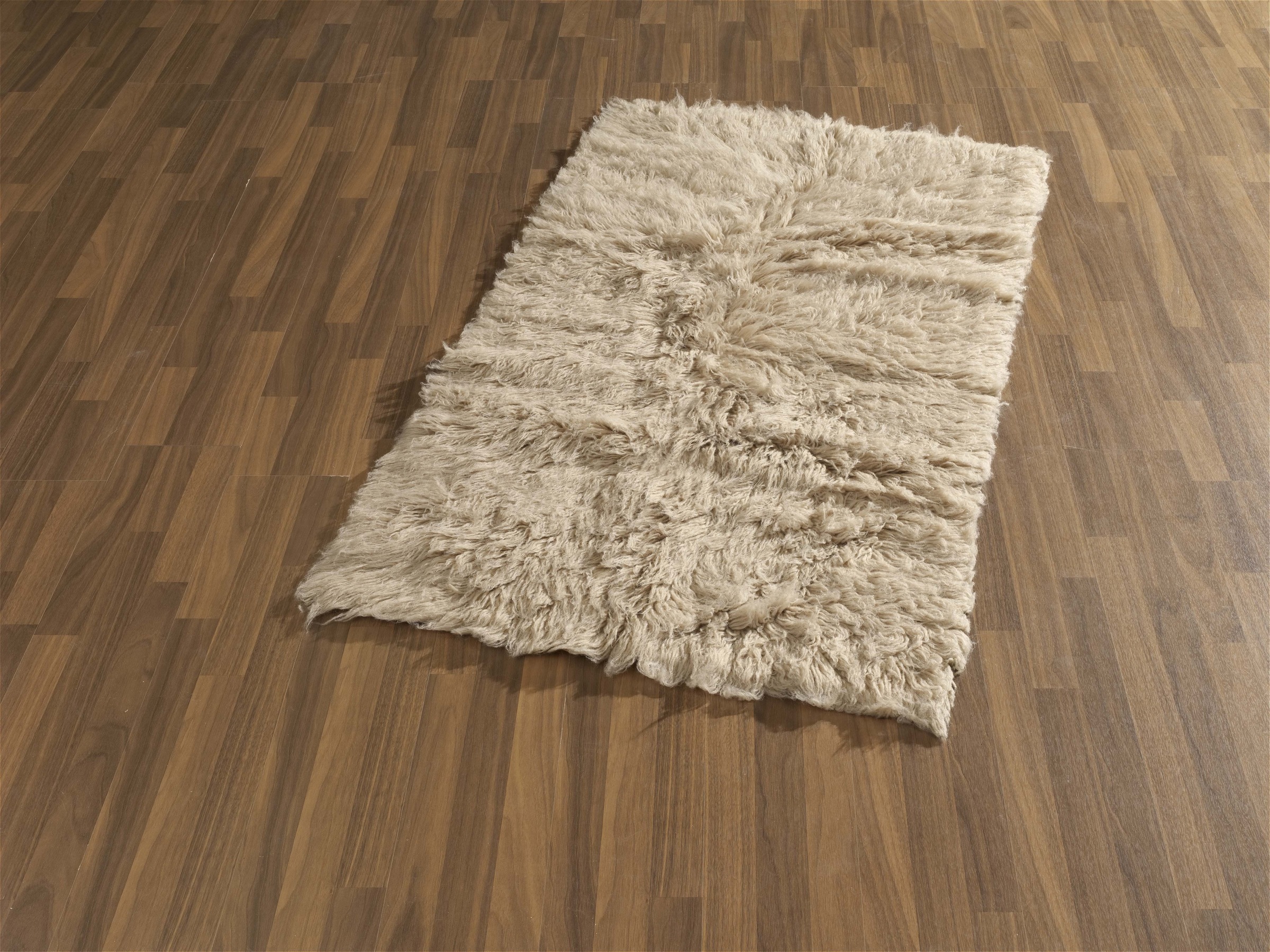 Böing Carpet Wollteppich »Flokati 1500 g«, rechteckig, 60 mm Höhe, Handweb Teppich, Uni-Farben, reine Wolle, handgewebt