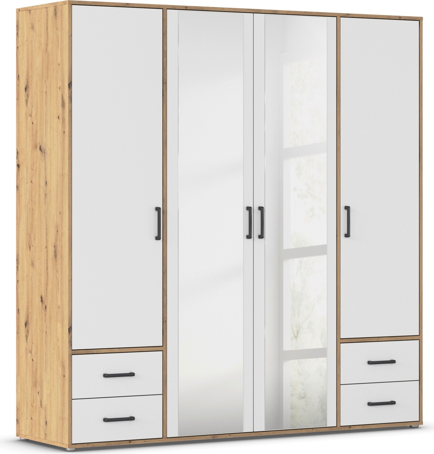 rauch Drehtürenschrank »Kleiderschrank Schrank Garderobe Wäscheschrank VOYA günstig online kaufen