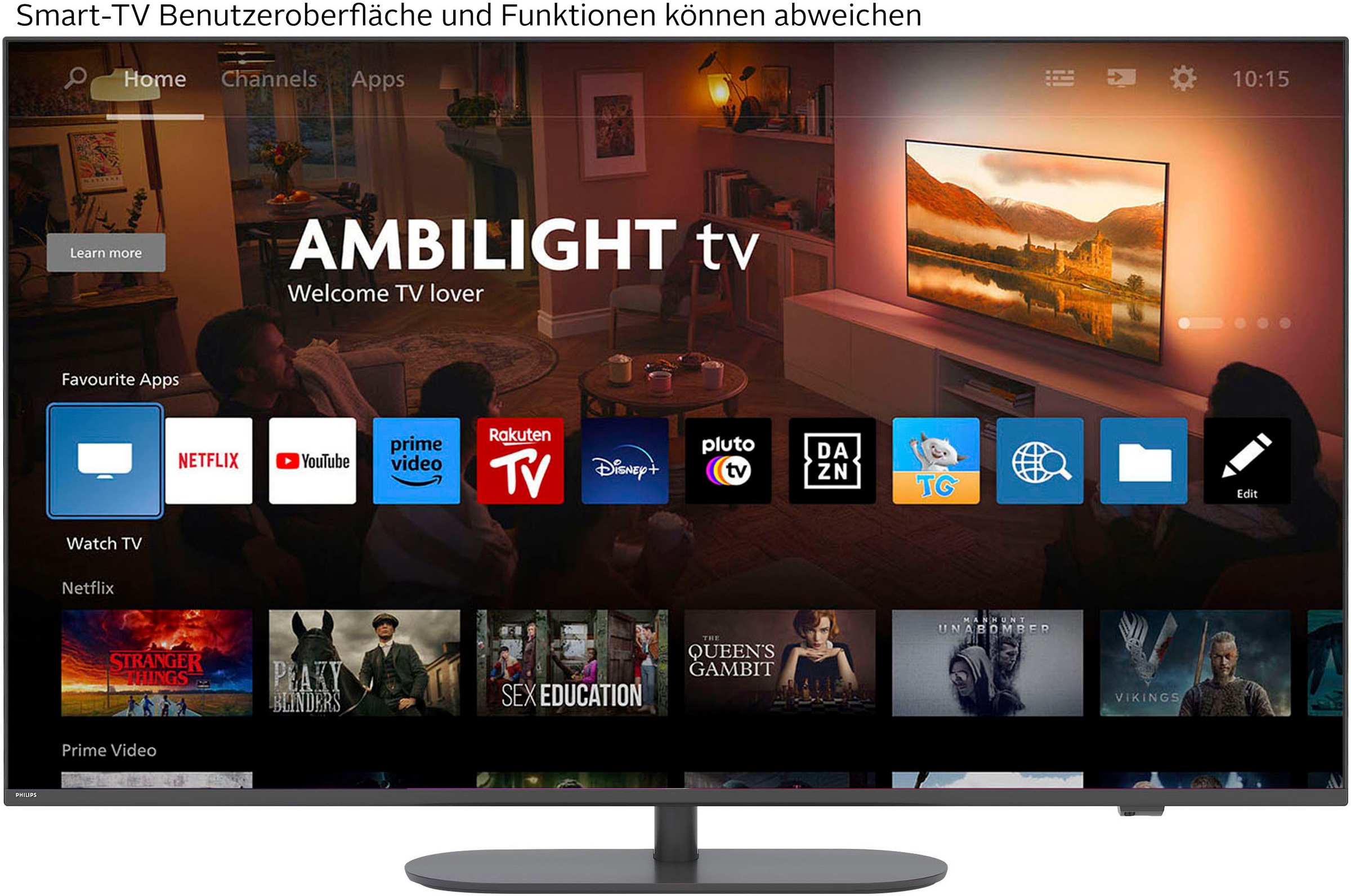 Philips QLED-Fernseher »50PUS9000/12«, Smart-TV