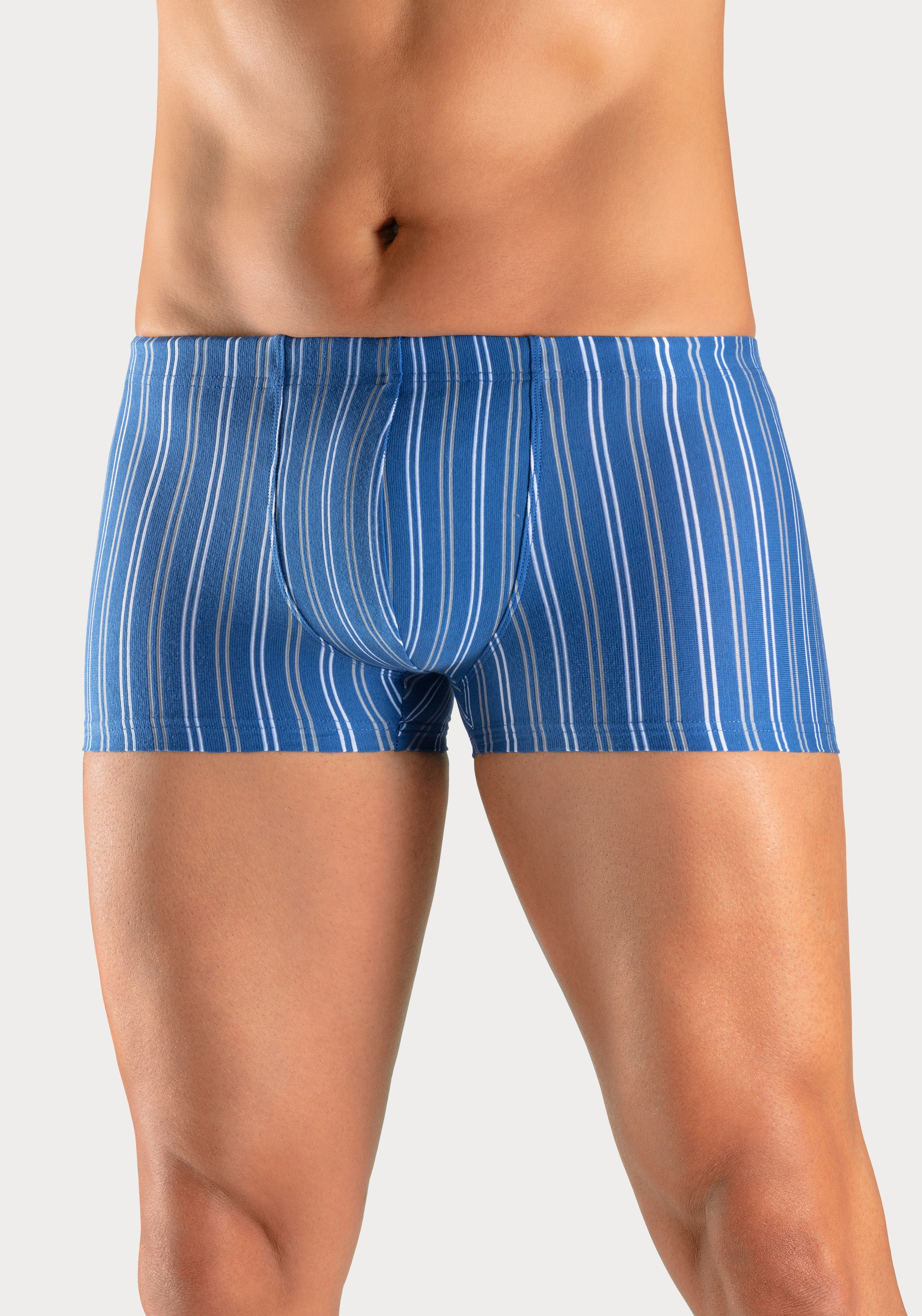 le jogger® Boxer »Boxershorts für Herren«, (Packung, 3 St.), mit garngefärbten Streifen