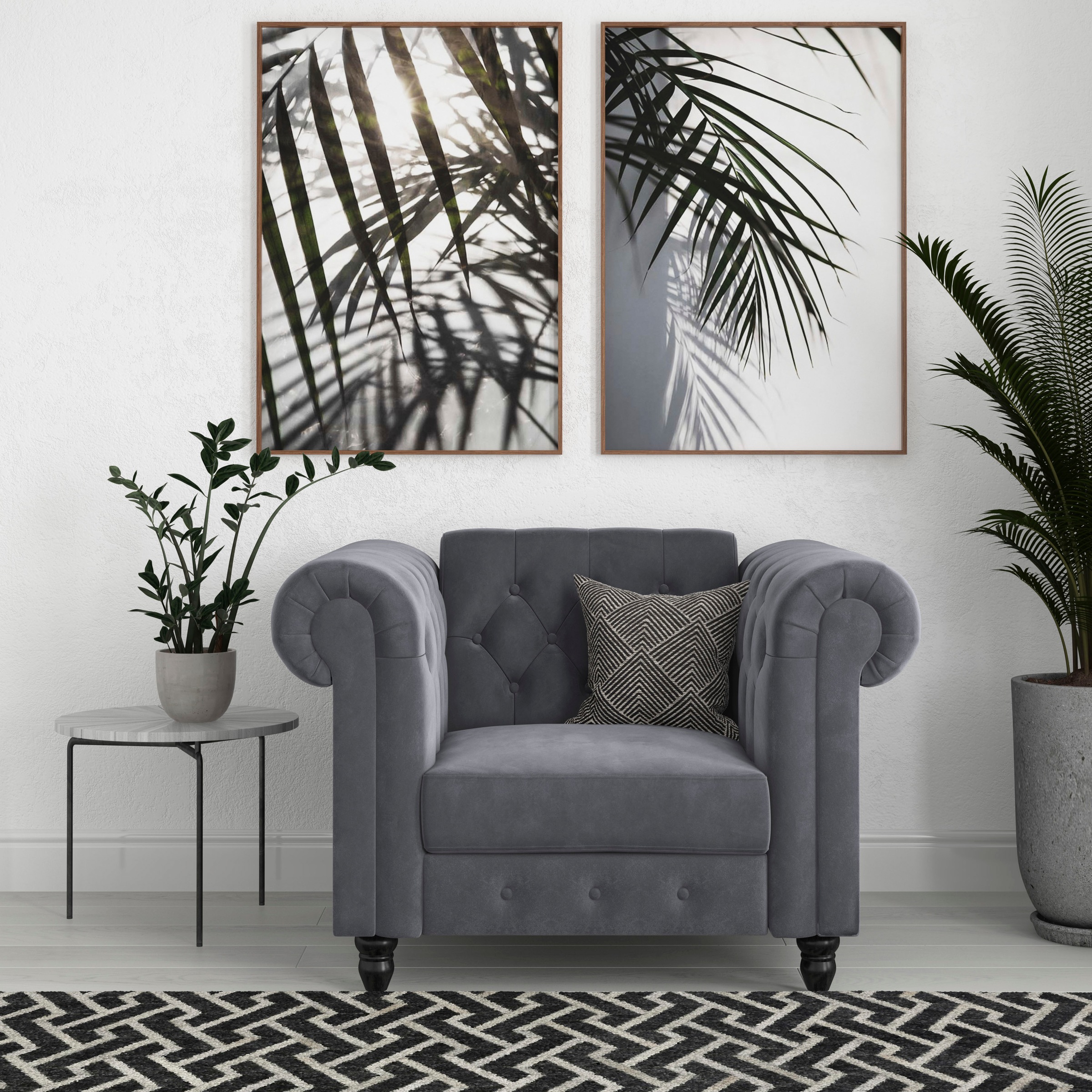 Dorel Home Chesterfield-Sessel »Felix«, mit Rückenlehne 3-fach verstellbar, günstig online kaufen
