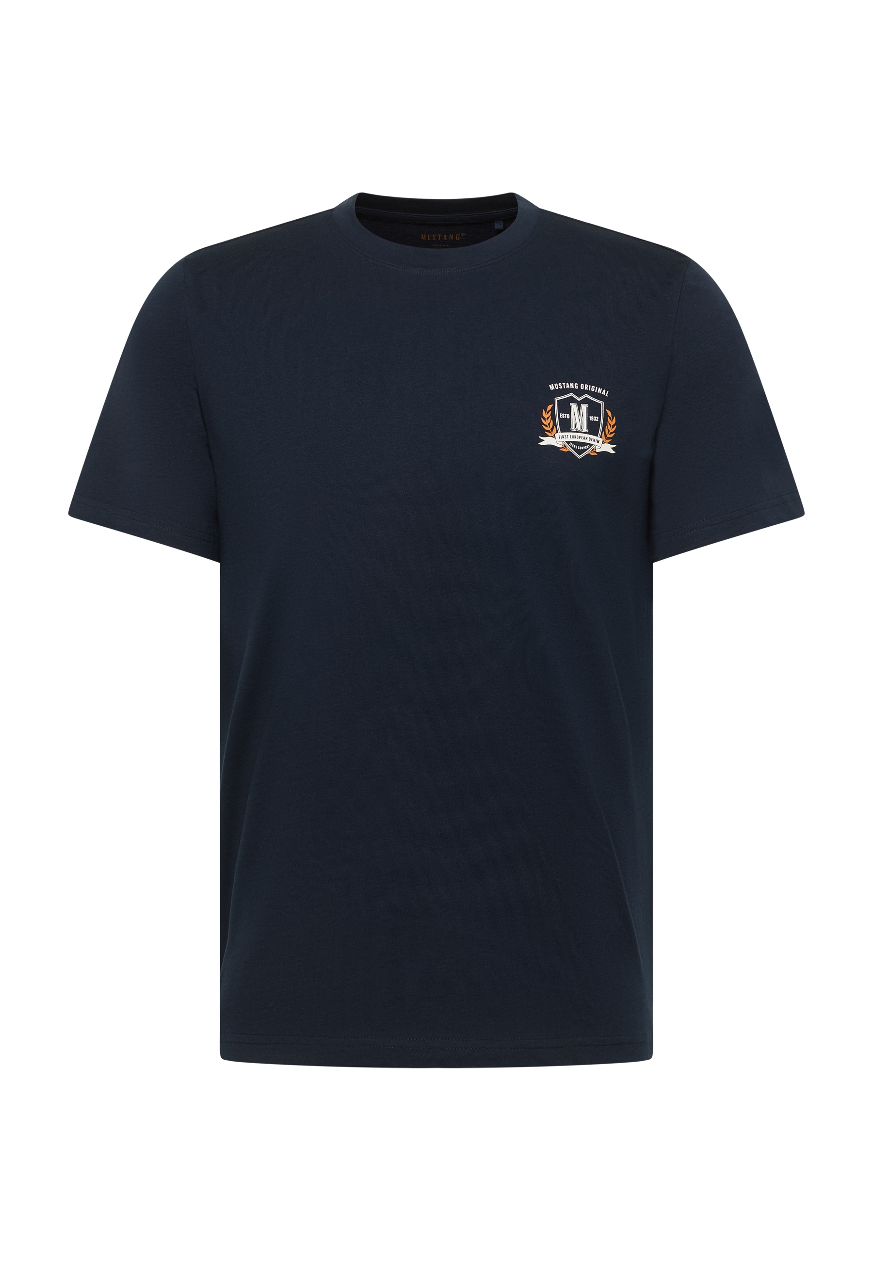 MUSTANG Kurzarmshirt »Style Austin« Markenprint