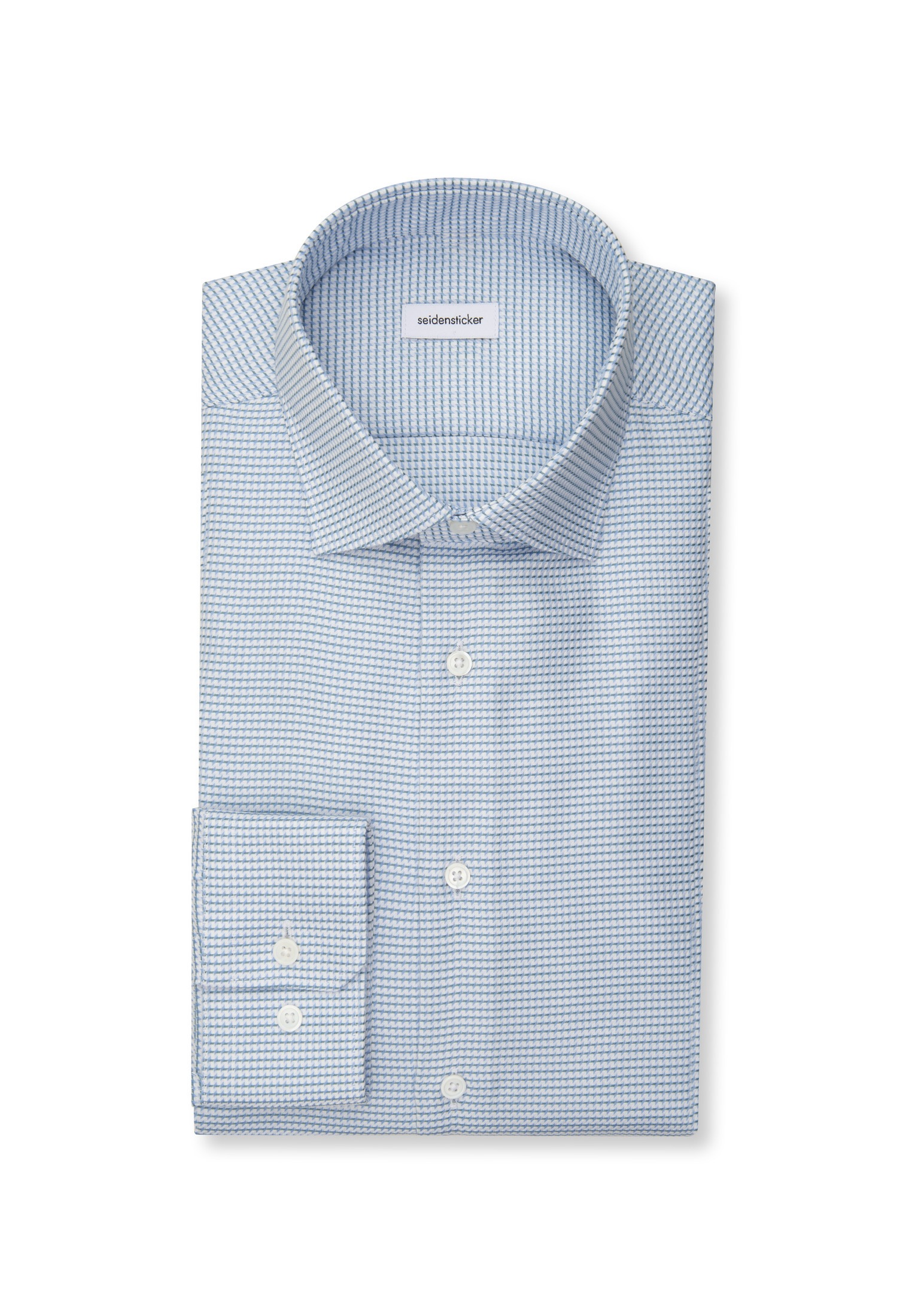 seidensticker Businesshemd »Slim« Slim 1/1 Kentkragen Struktur
