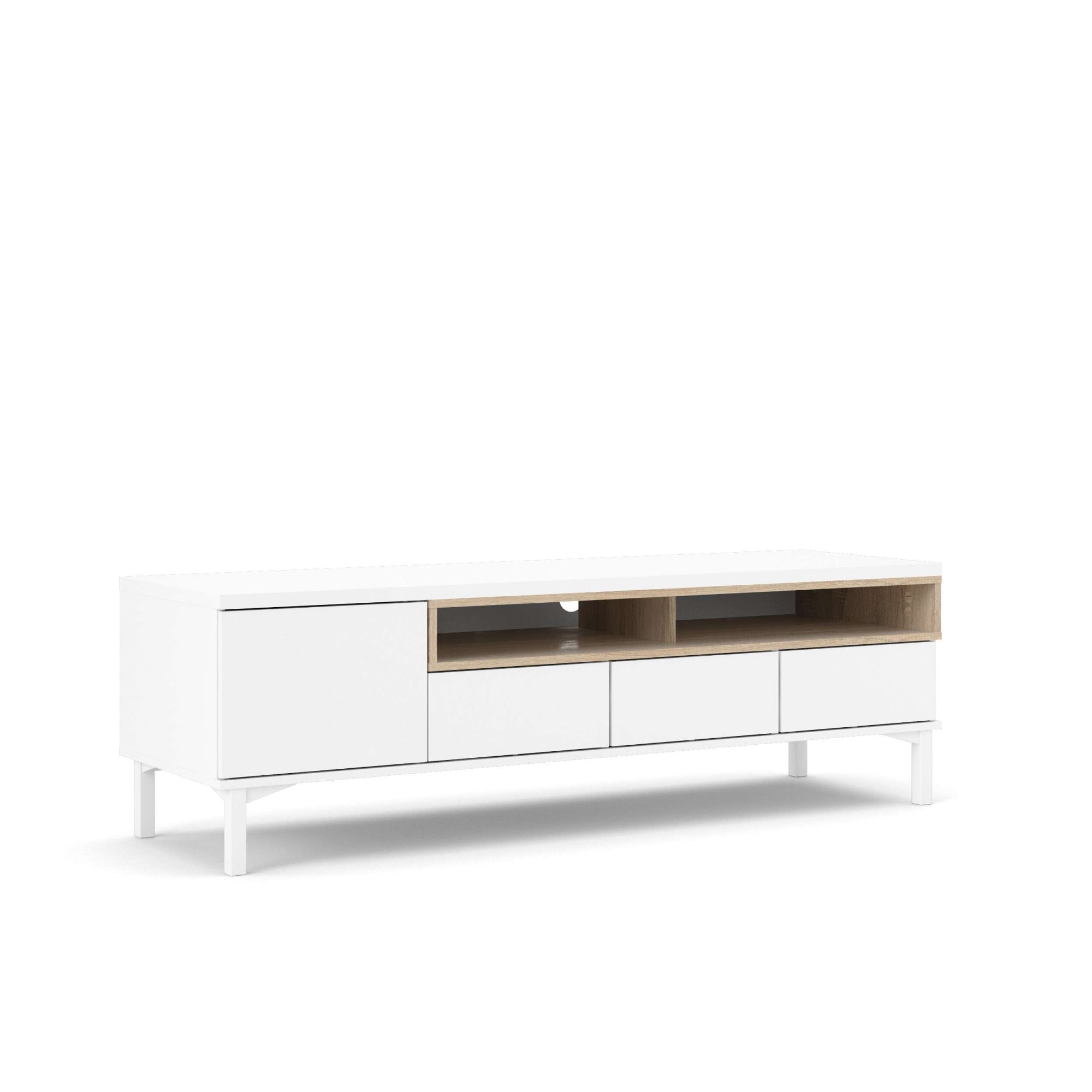 INOSIGN TV-Board »Roomers TV-Board, TV-Möbel, TV-Unit, Media-Möbel, Sideboard«, Breite/Höhe 156/48 cm, 2 offene Fächer mit Rahmen-Optik, Kabelführung