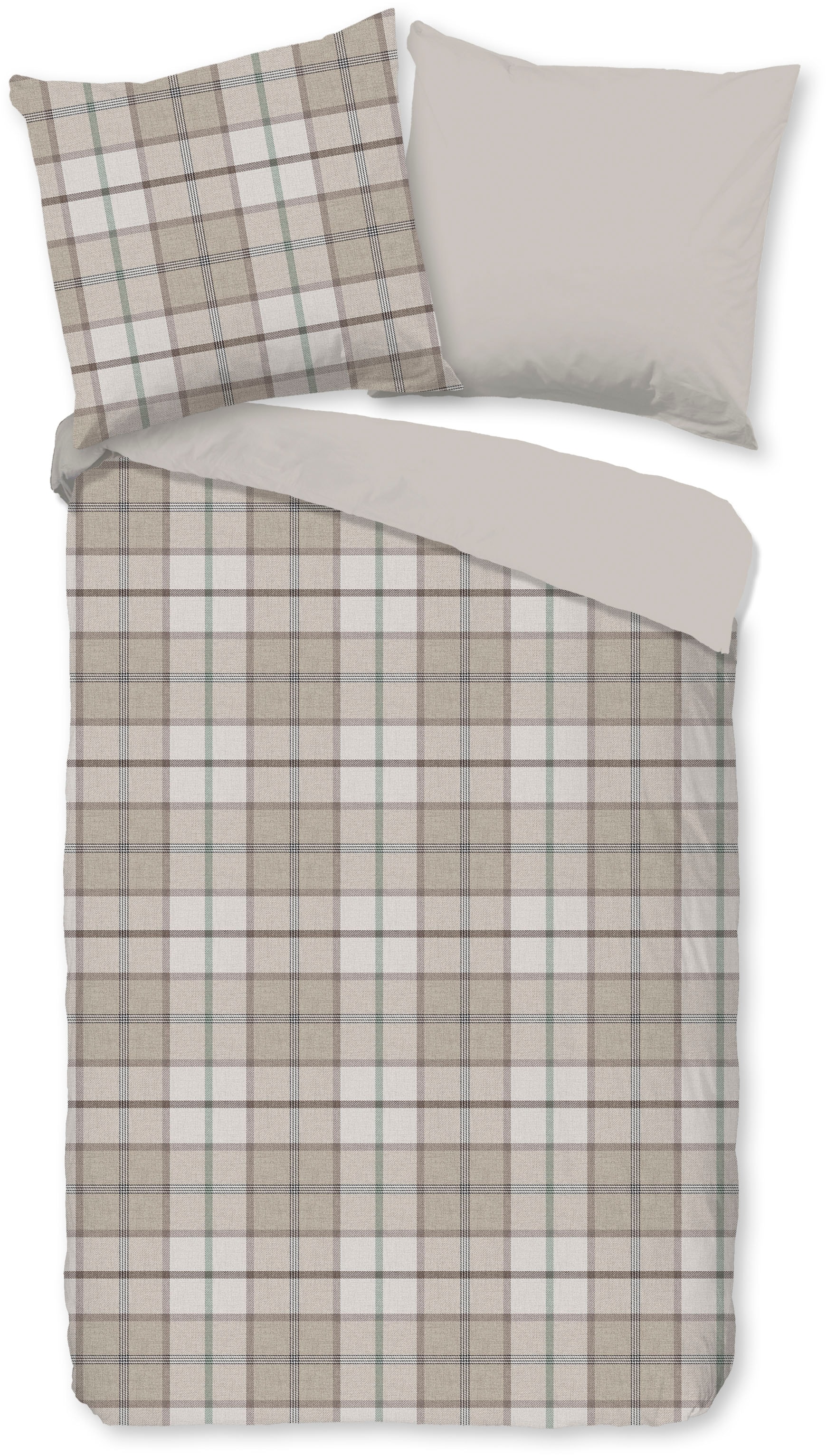 good morning Wendebettwäsche »Bernardus« 2 Stk. tlg. Flanell, Biber, Winter günstig online kaufen