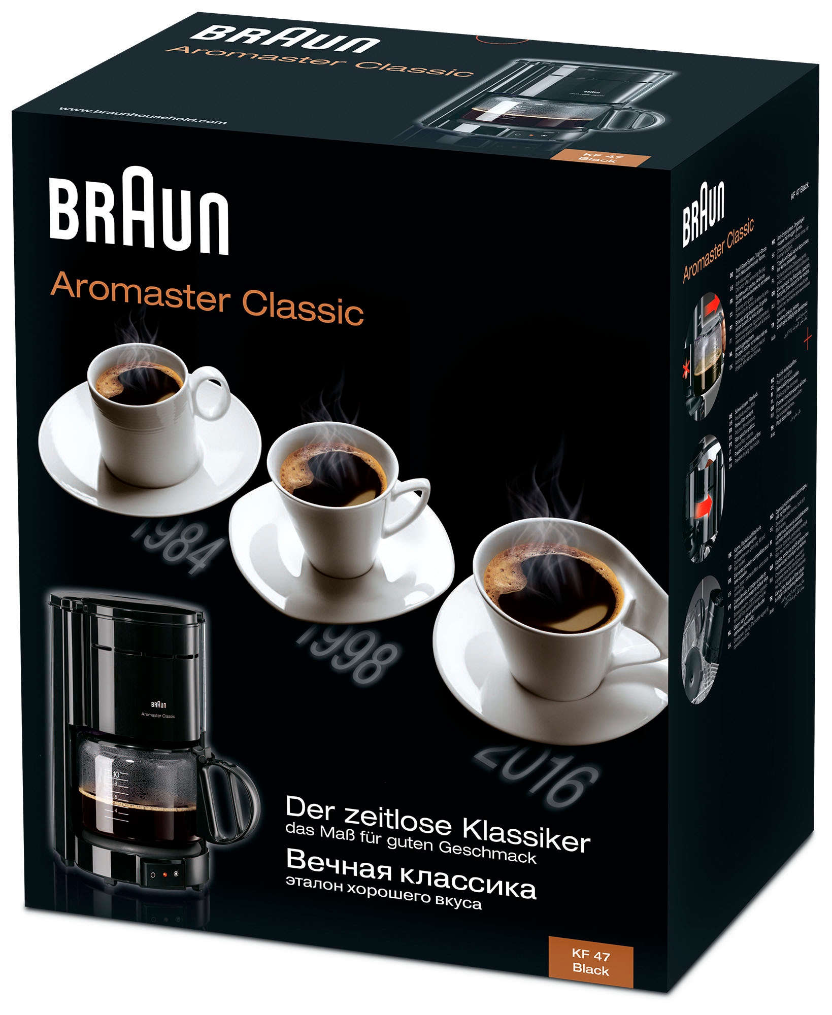 Braun Filterkaffeemaschine »Aromaster Classic KF 47/1«, 1x4