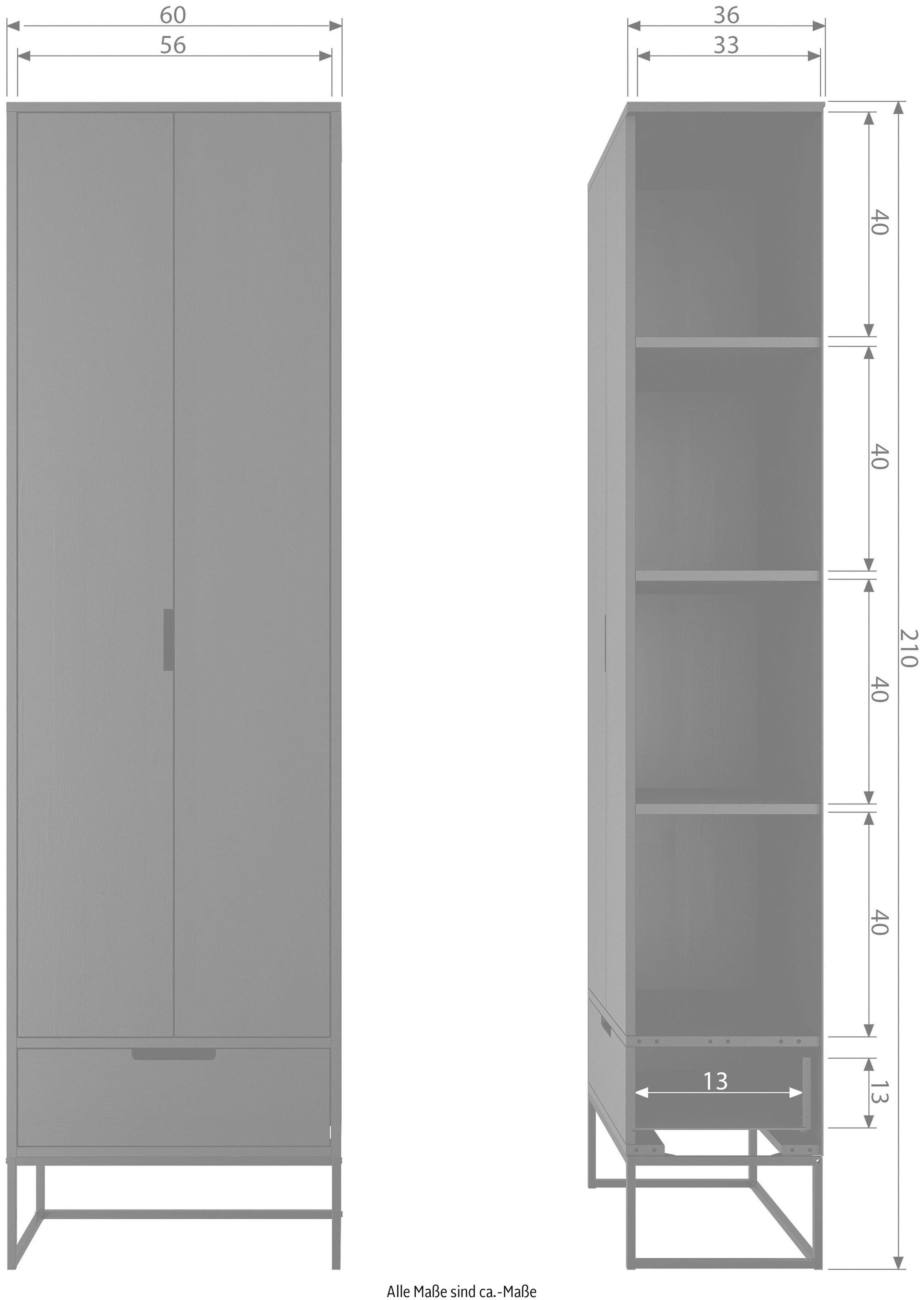 WOOOD Kleiderschrank