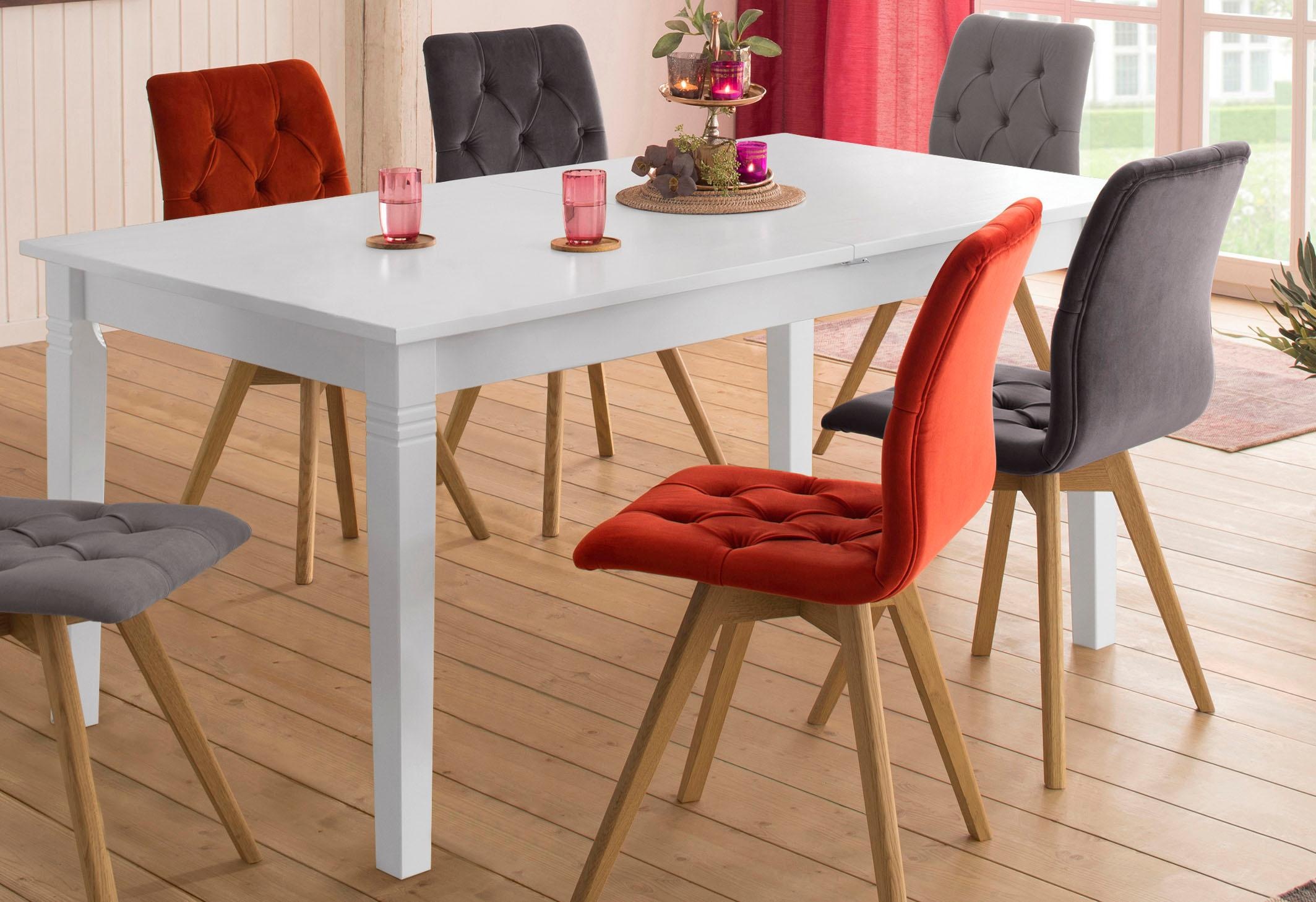 Bild von Home affaire Esstisch »Danuta«, in 3 verschiedenen Farben und Größen mit Auszugsfunktion.