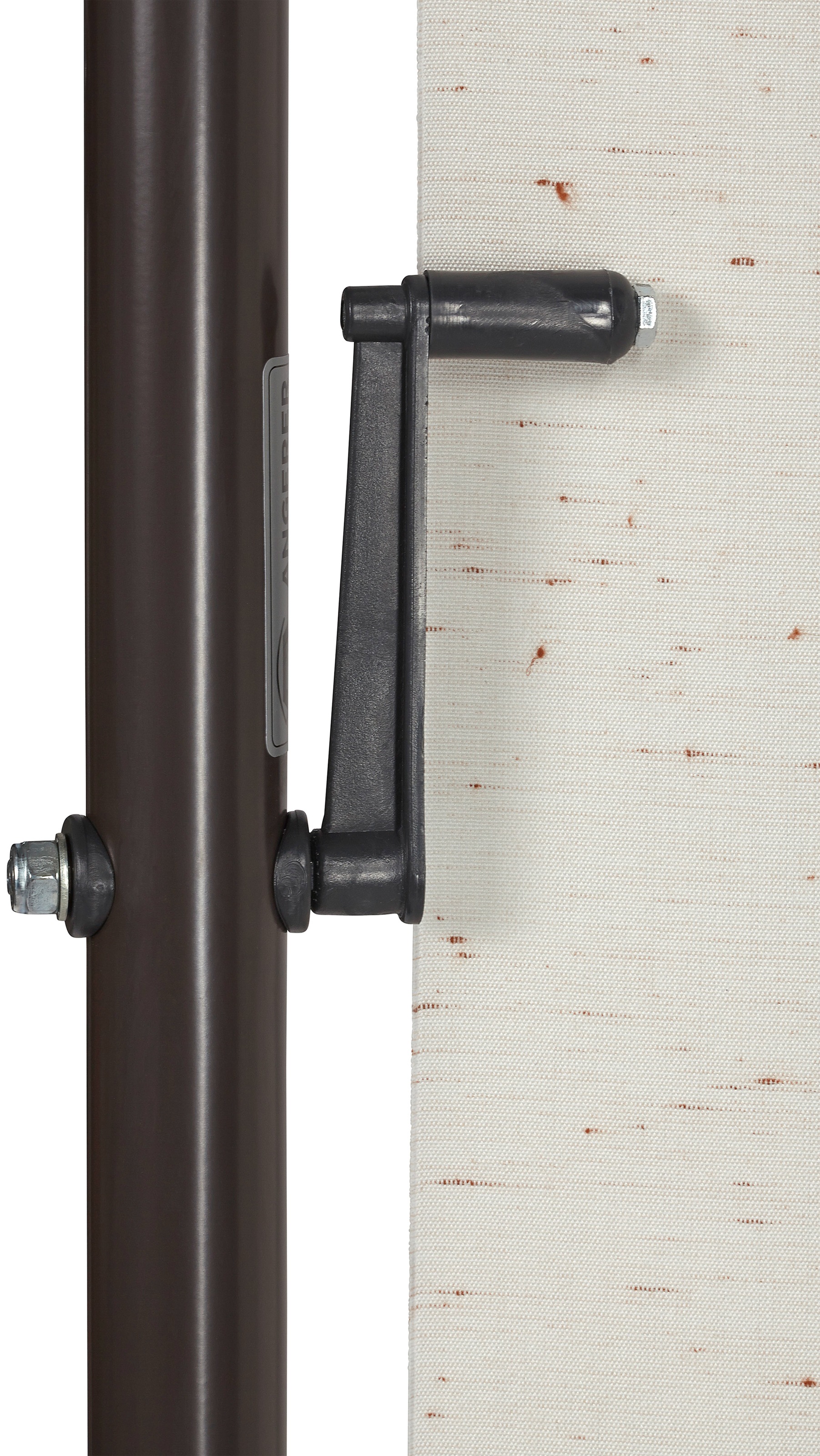 Angerer Freizeitmöbel Klemm-Senkrechtmarkise, beige/braun, BxH: 120x225 cm