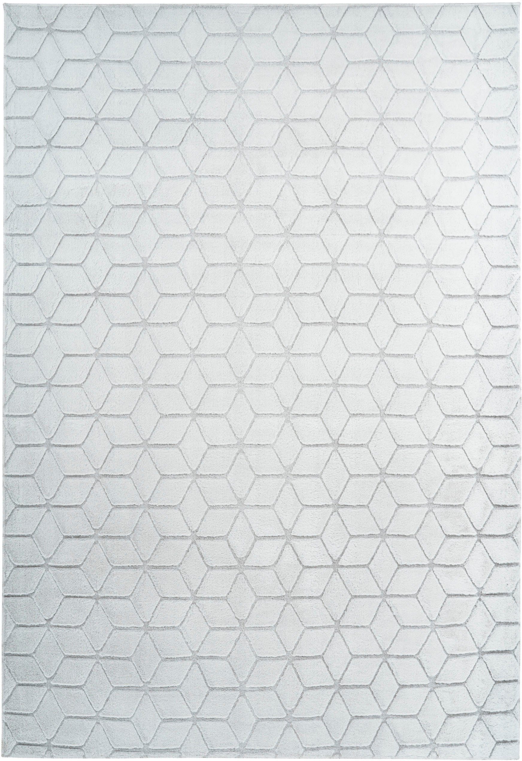 calo-deluxe Teppich »Jardan-1000«, rechteckig, 20 mm Höhe, besonders weich durch Microfaser, Wohnzimmer