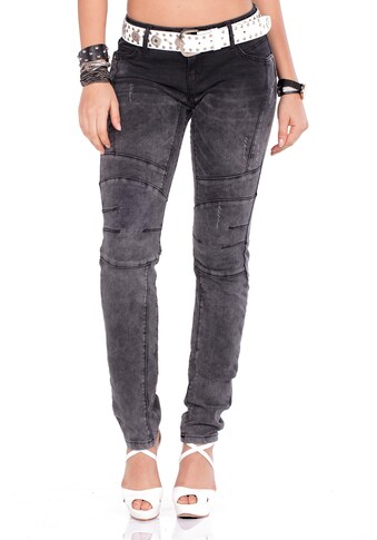 Cipo & Baxx Straight-Jeans, mit modischen Ziernähten kaufen