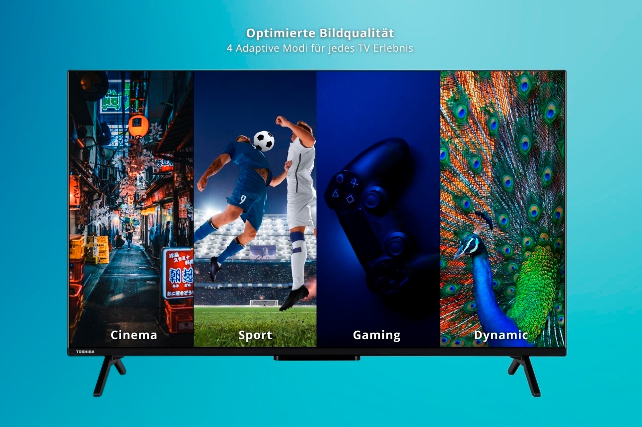 Toshiba QLED-Fernseher »43QV2463DA«, 4K Ultra HD, Smart-TV