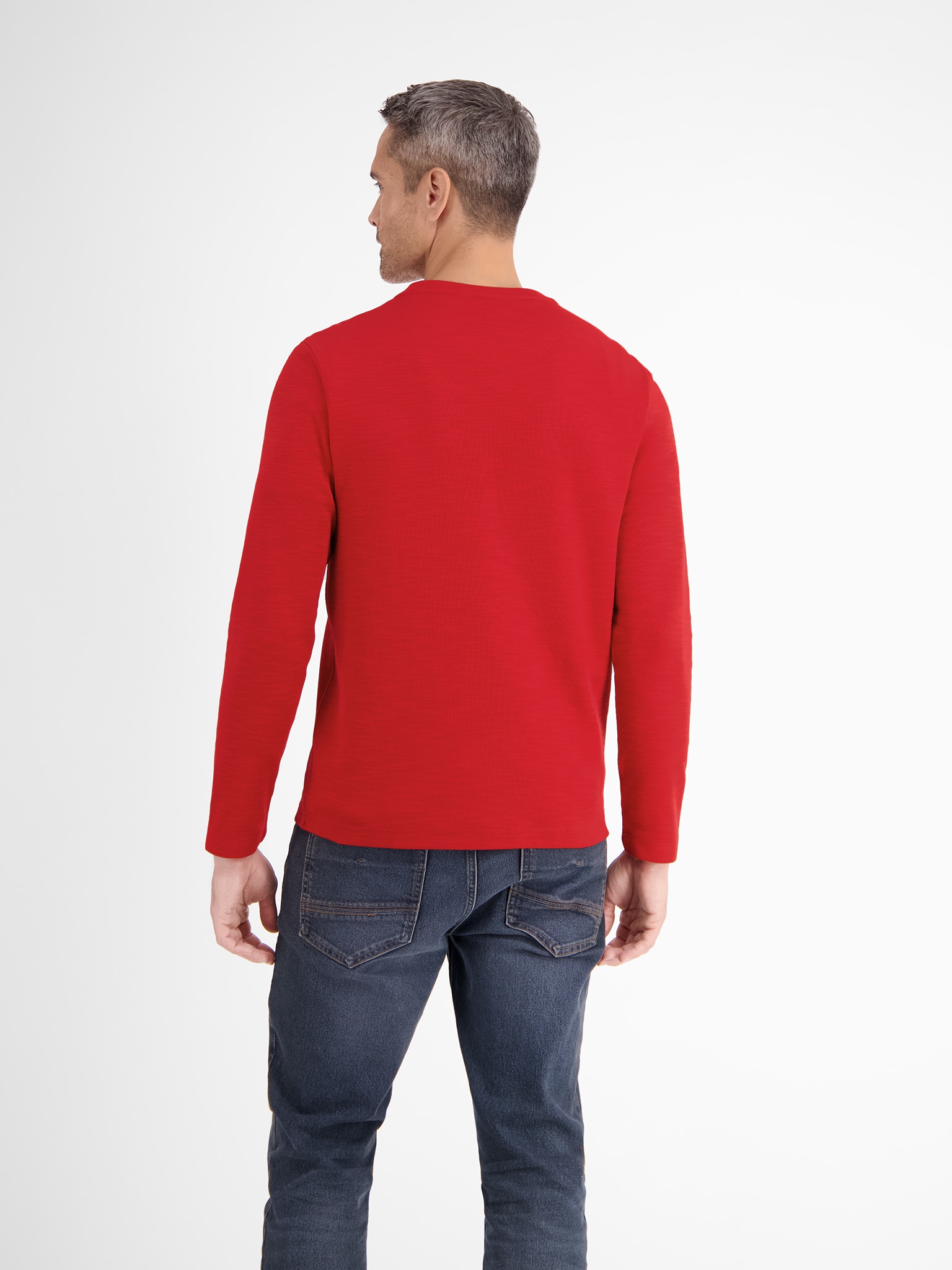 LERROS Langarmshirt, mit Serafino Ausschnitt