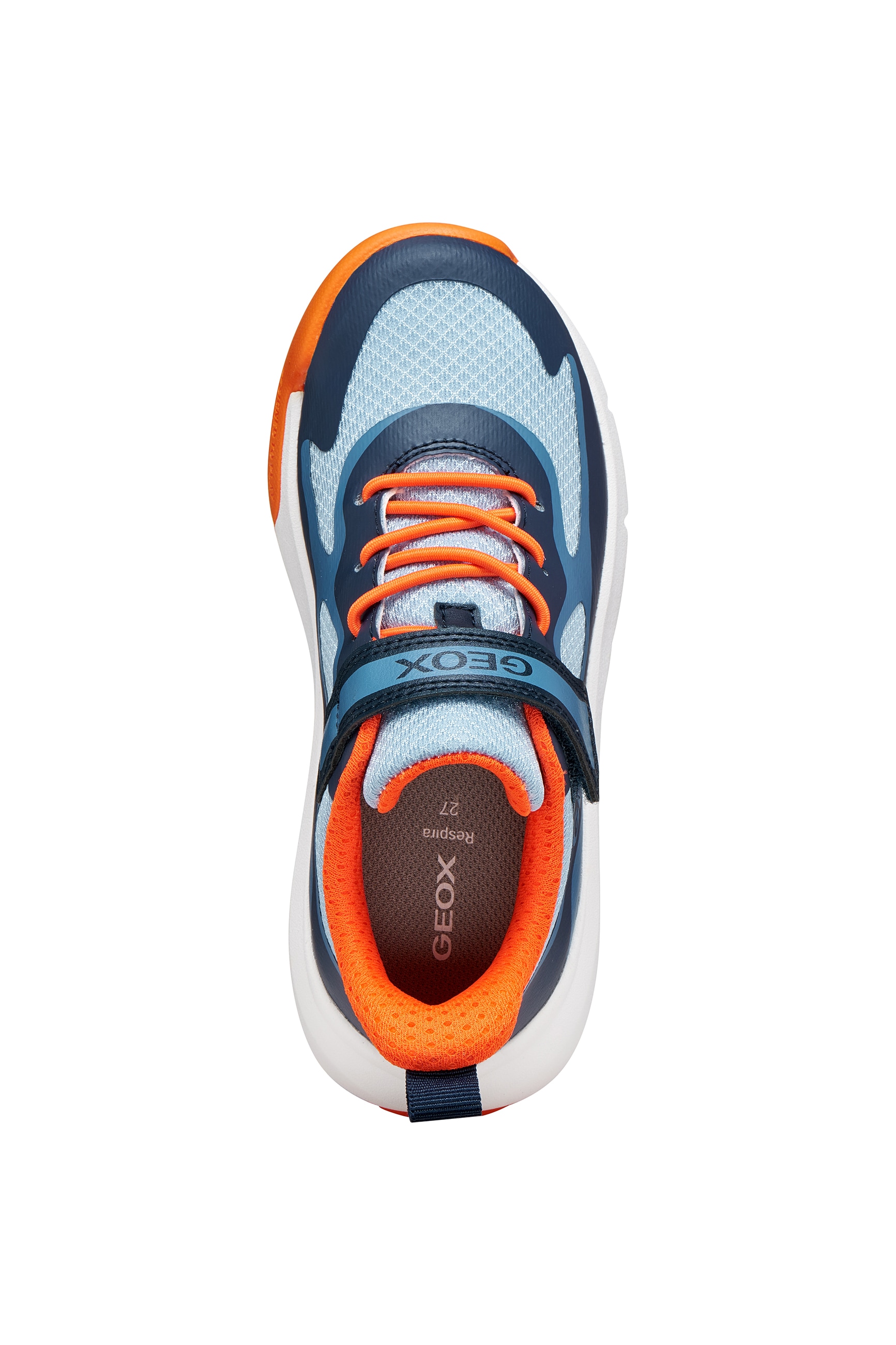 Geox Sneaker »J PRO-RAN BOY«  Slipper mit elastischen Schnürsenkeln, Größenschablone zum Download